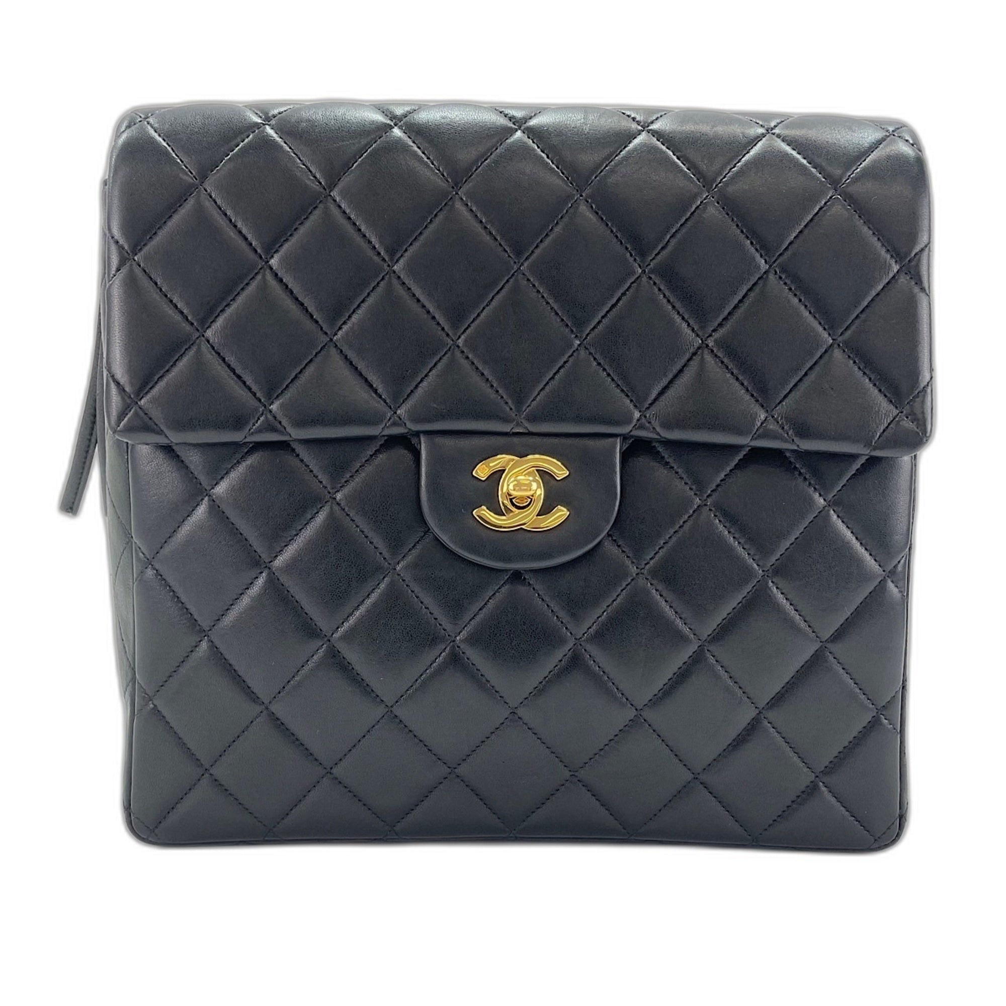 Chanel Matelasse Black Backpack (Pre-Owned)