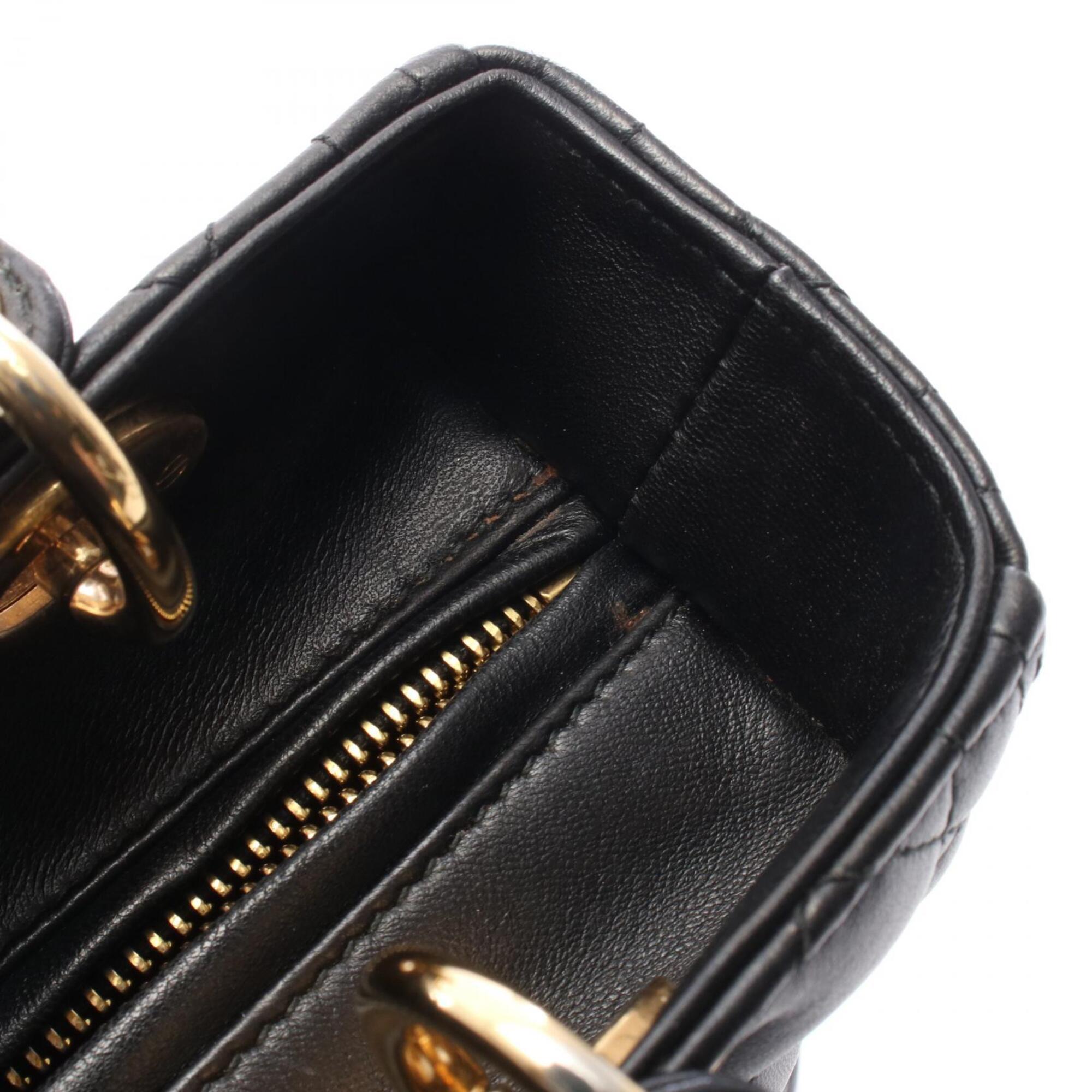 Christian Dior Black Leather Handbag (Pre-Owned)