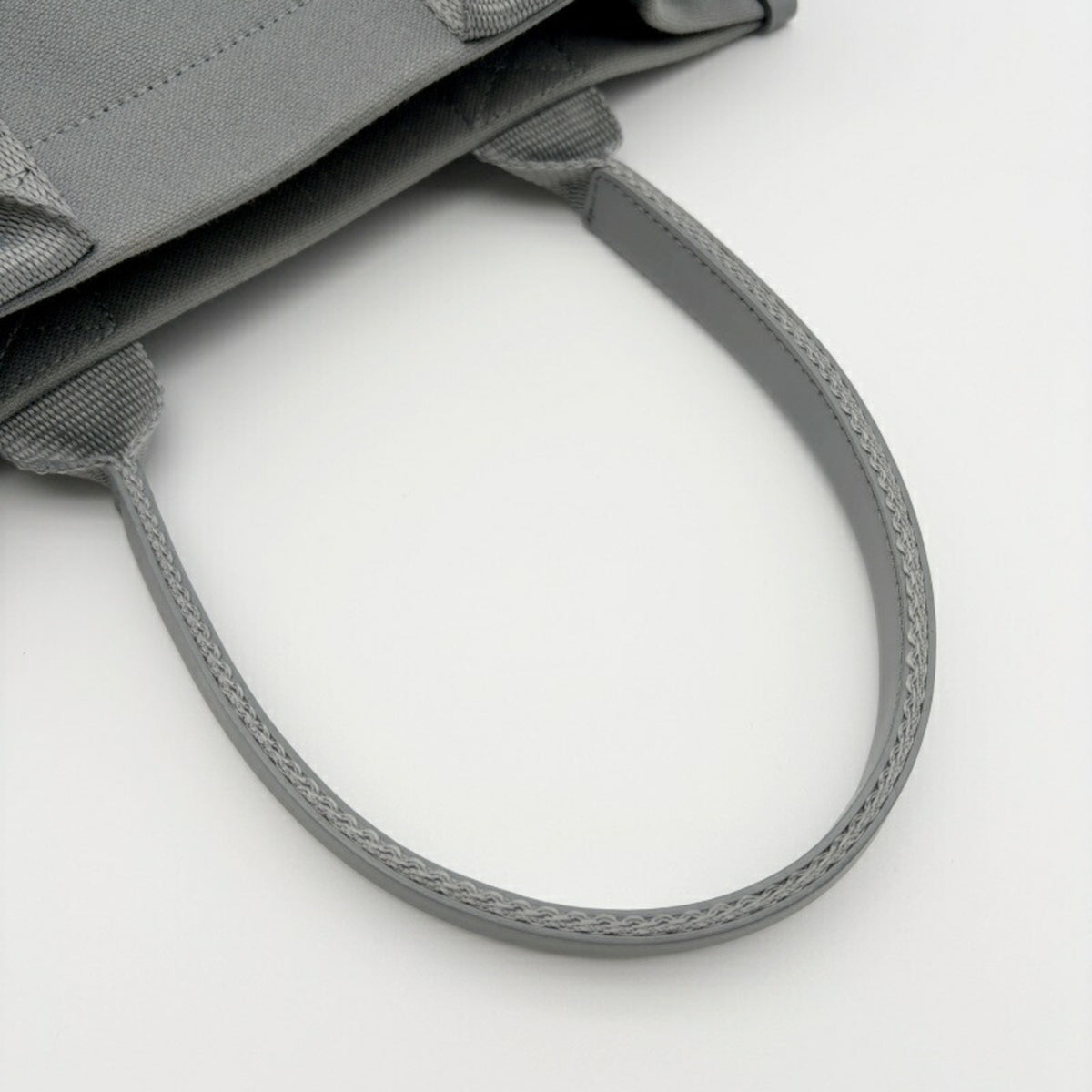 Balenciaga Gray Canvas Leather Tote Bag (Pre-Owned)
