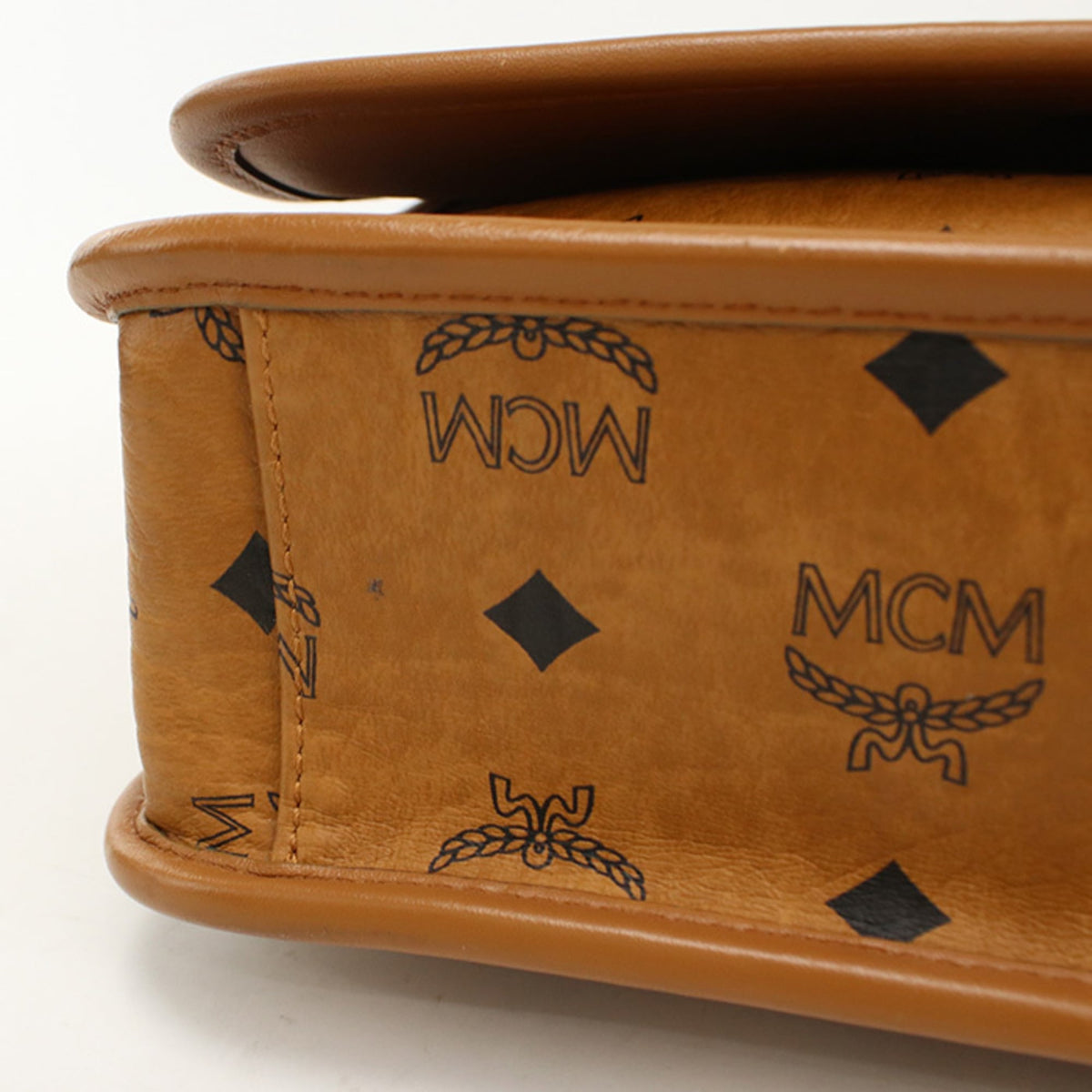 Mcm Brown Pvc Shoulder Bag (Pre-Owned)