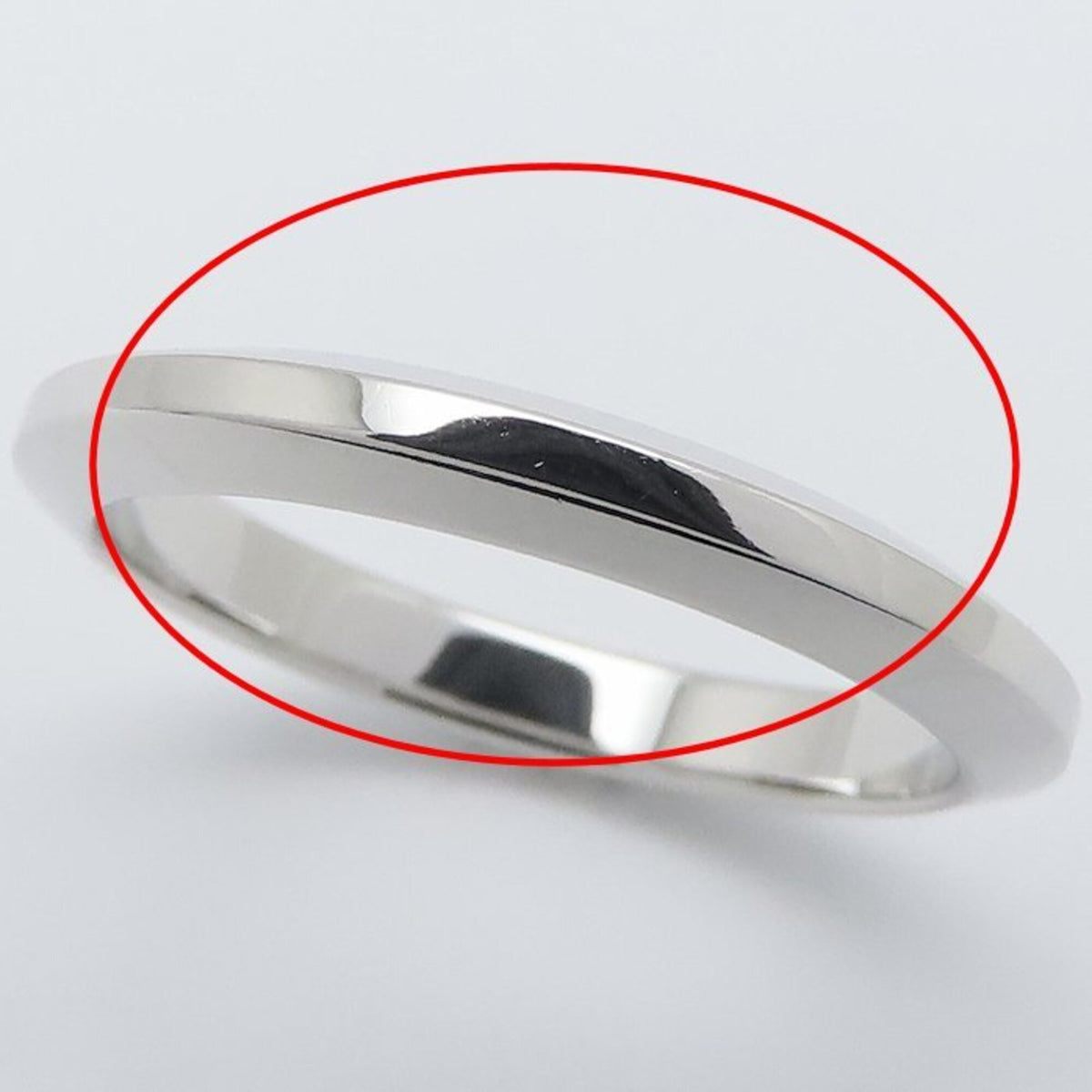 Cartier Platinum 950 Band Ring (Pre-Owned)