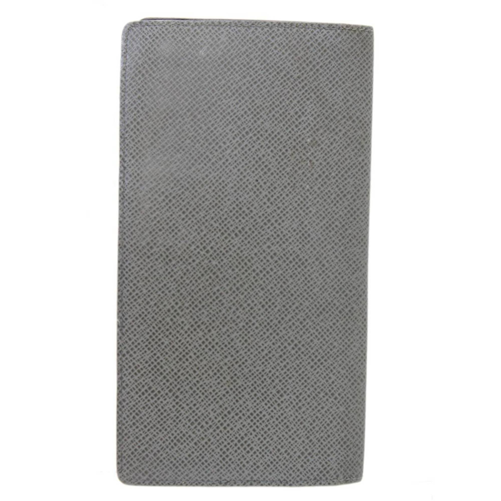 Louis Vuitton Taiga Glacier Taiga Leather Long Wallet (Bi-Fold) (Pre-Owned)