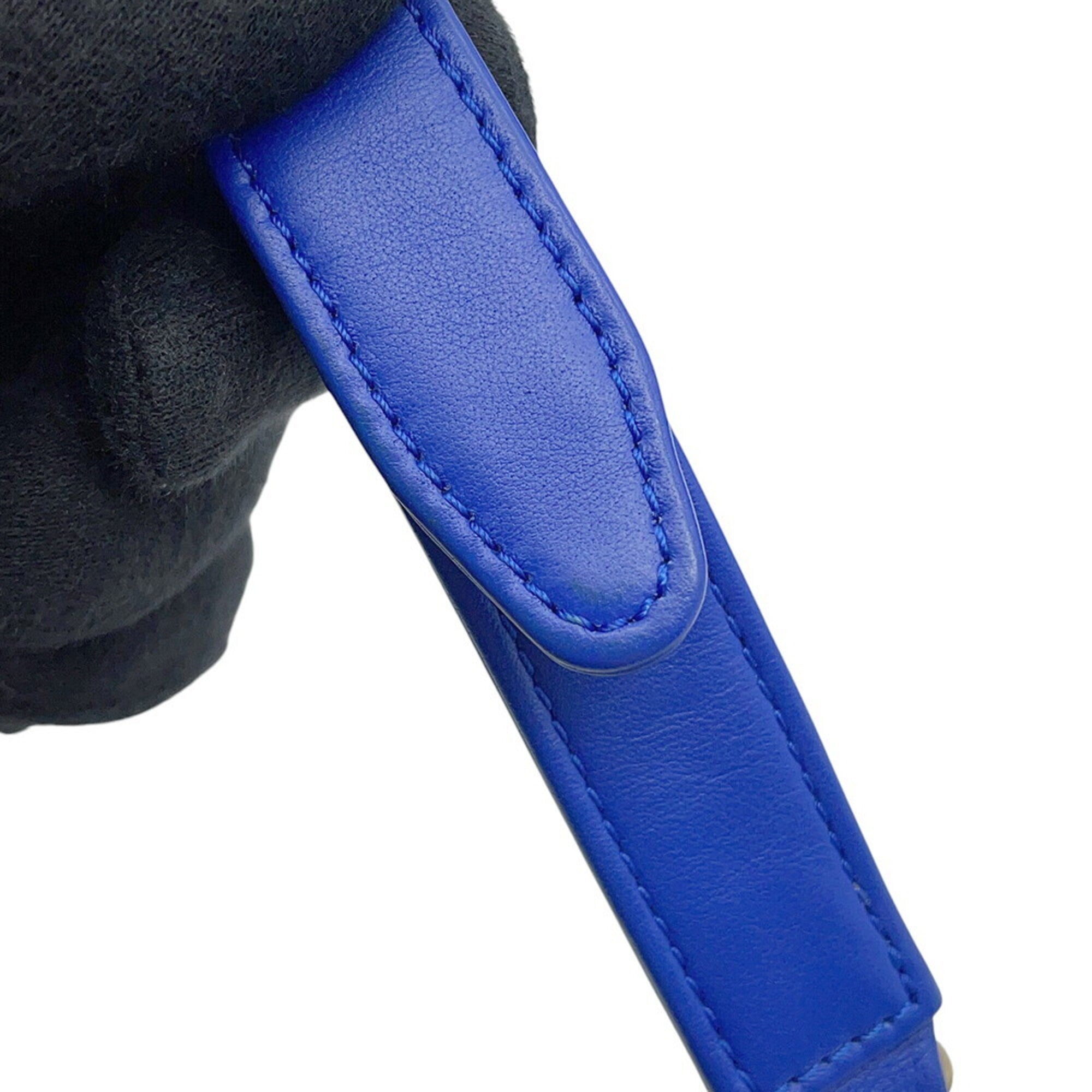 Chanel Blue Handbag Shoulder Bag (Pre-Owned)