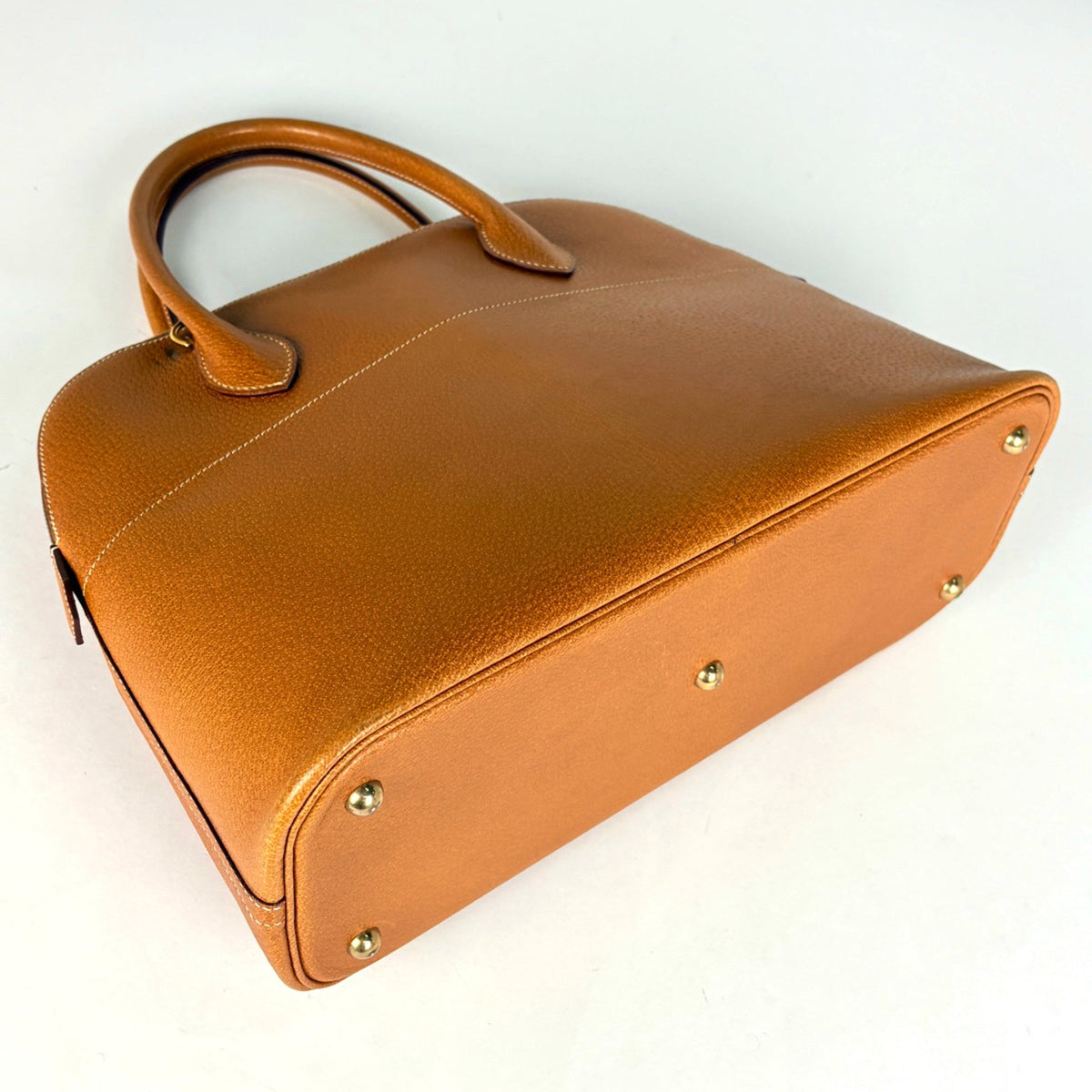 Hermes Bolide Natural Leather Handbag (Pre-Owned)
