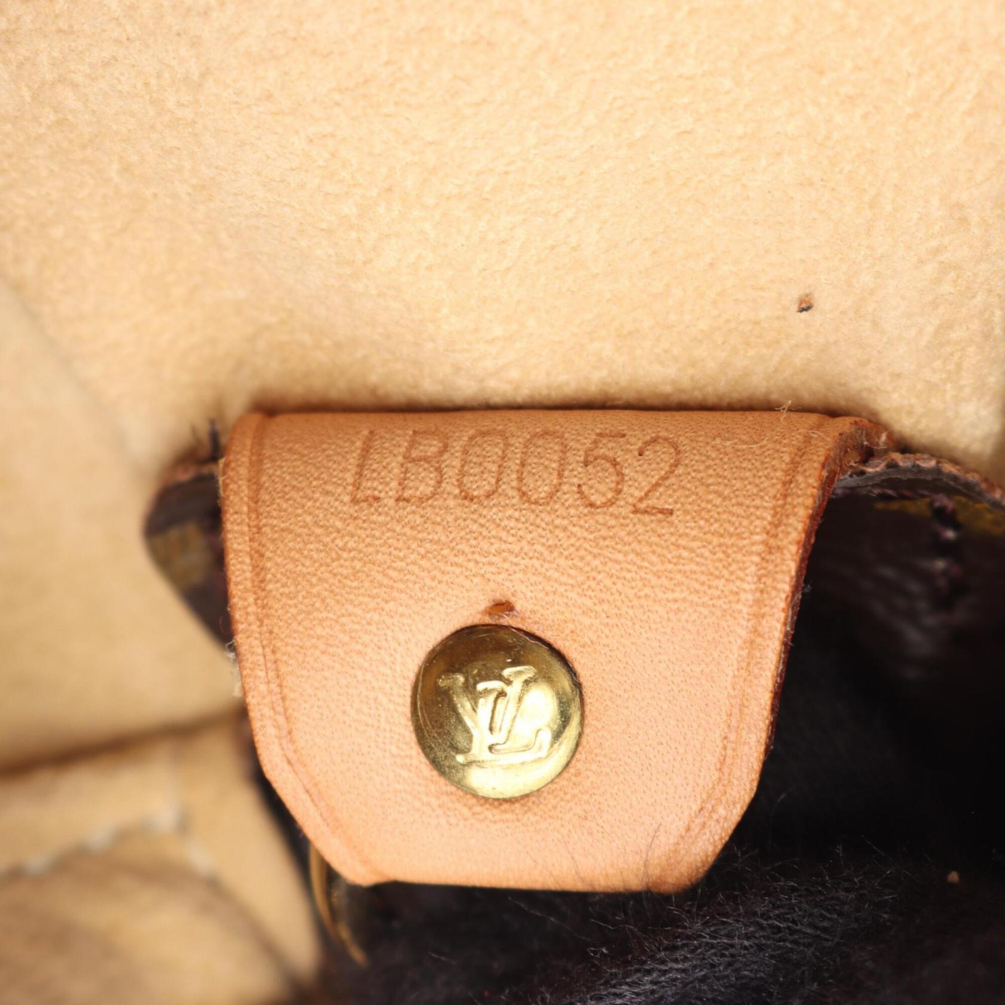 Louis Vuitton Brown Pvc Leather Handbag Shoulder Bag (Pre-Owned)