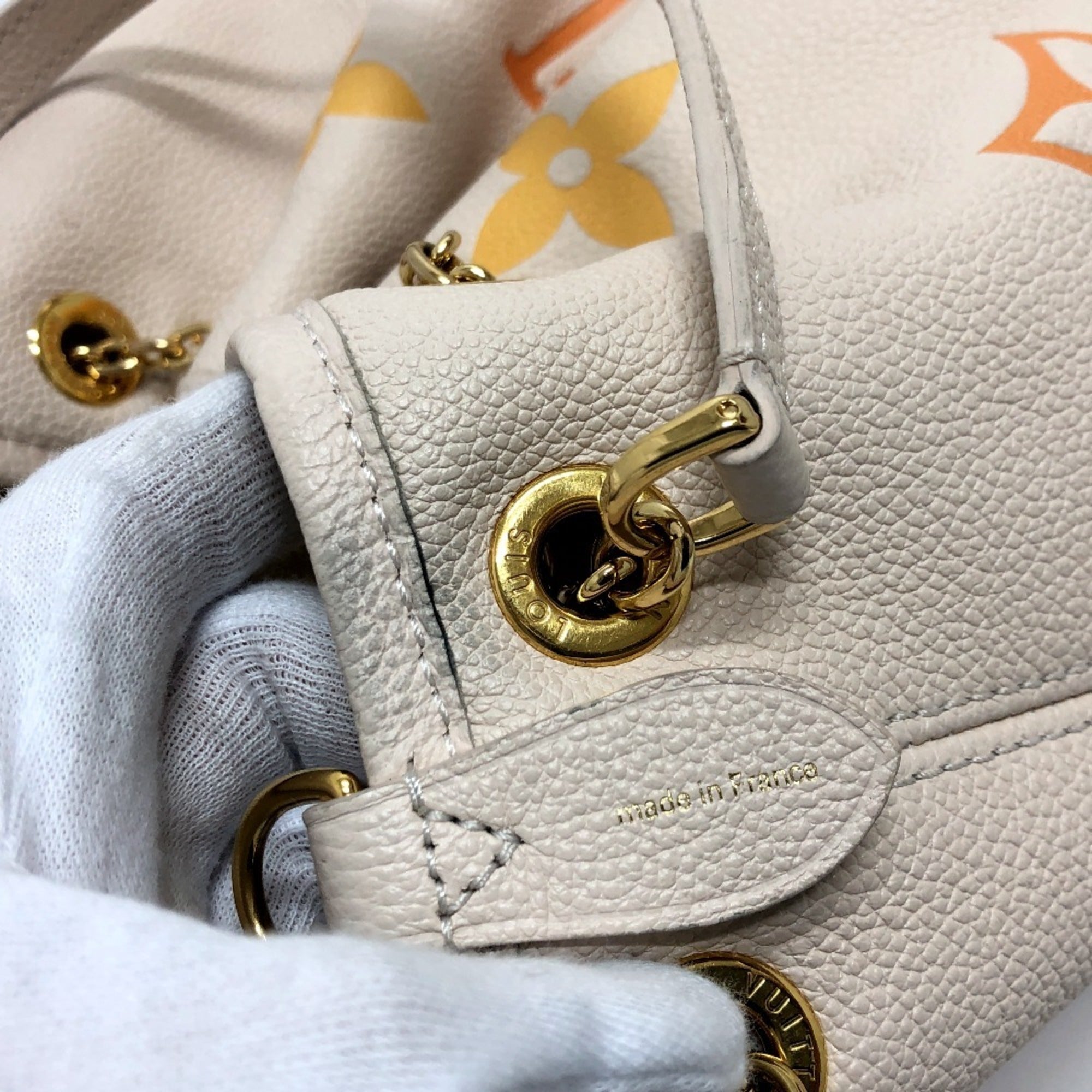 Louis Vuitton Monogram Impression Beige Monogram Empreinte Handbag Pouch (Pre-Owned)