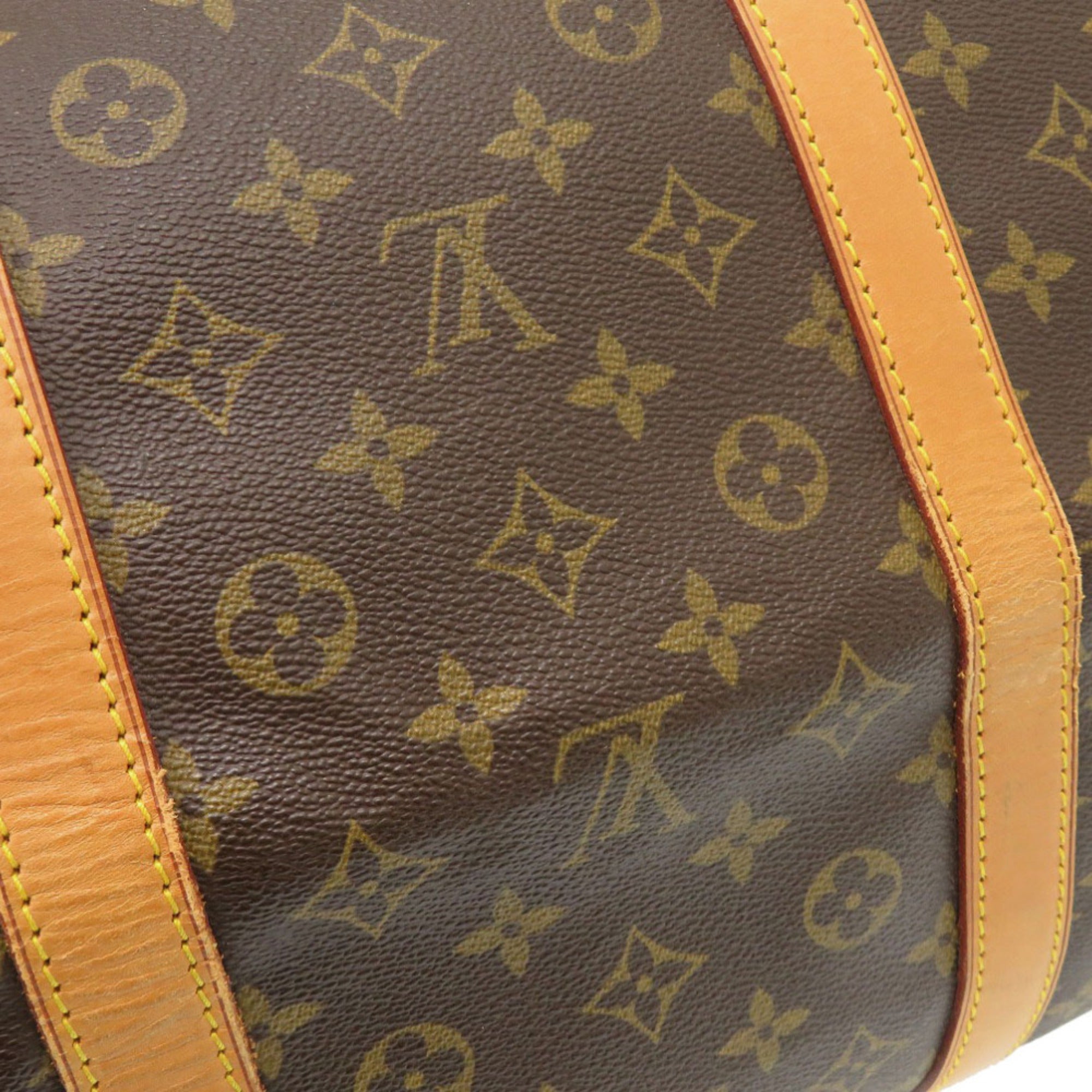Louis Vuitton Brown Monogram Canvas Boston Bag (Pre-Owned)