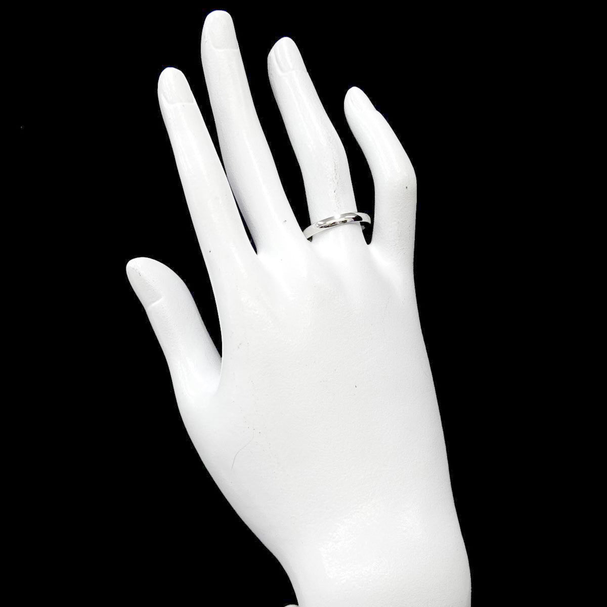 Van Cleef & Arpels Platinum 950 Band Ring (Pre-Owned)