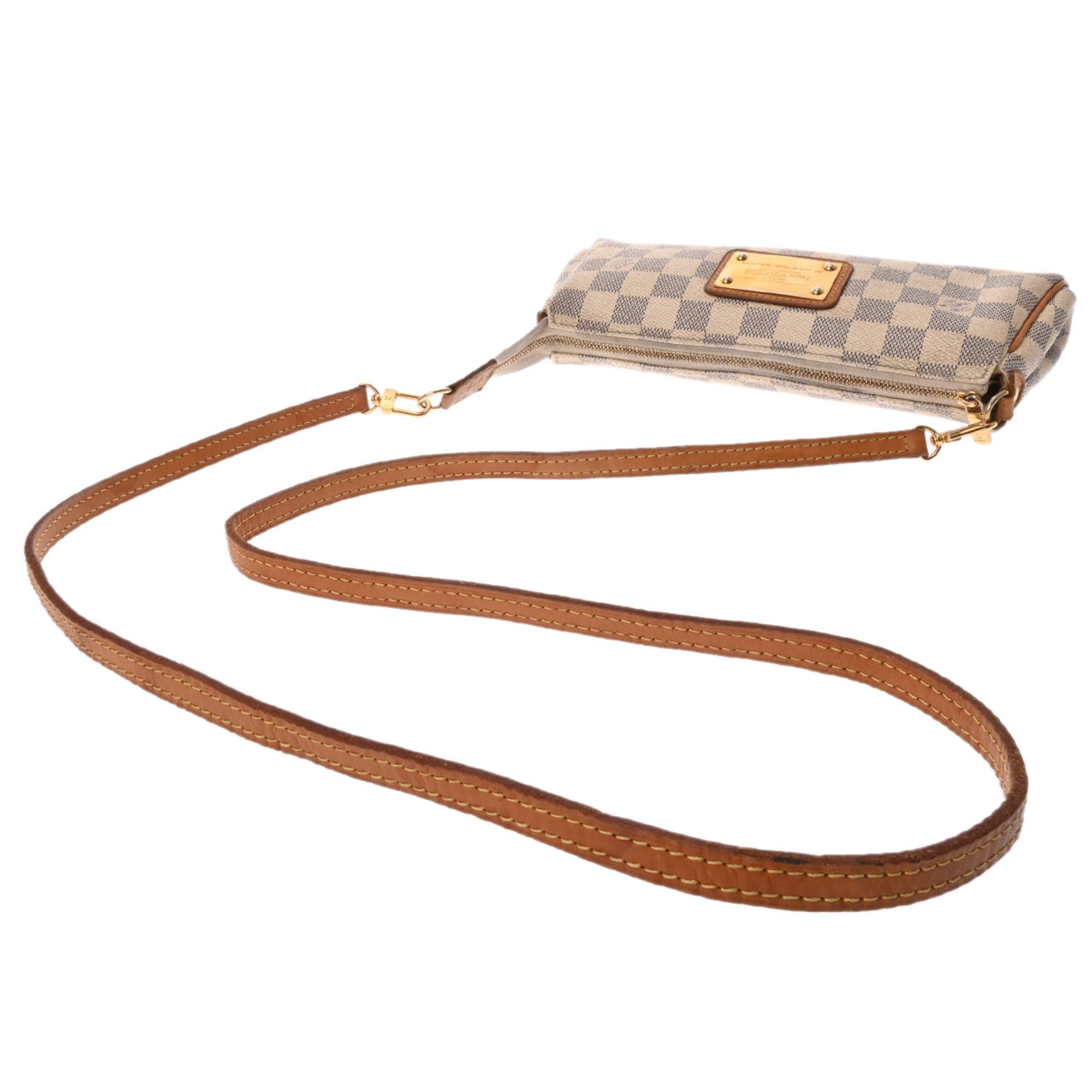 Louis Vuitton Damier Azur White Damier Azur Shoulder Bag (Pre-Owned)