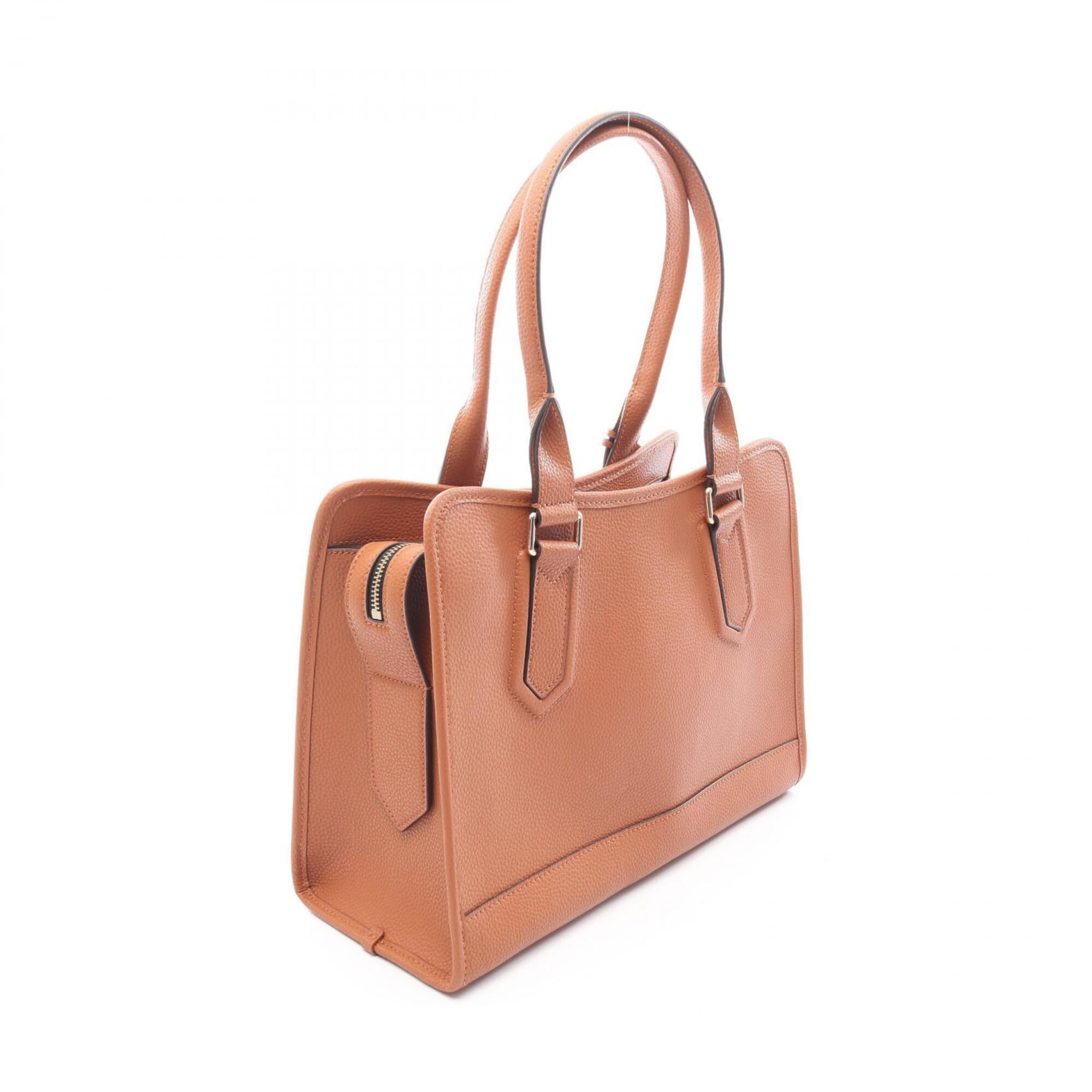 Marc Jacobs Brown Leather Handbag Tote Bag (Pre-Owned)
