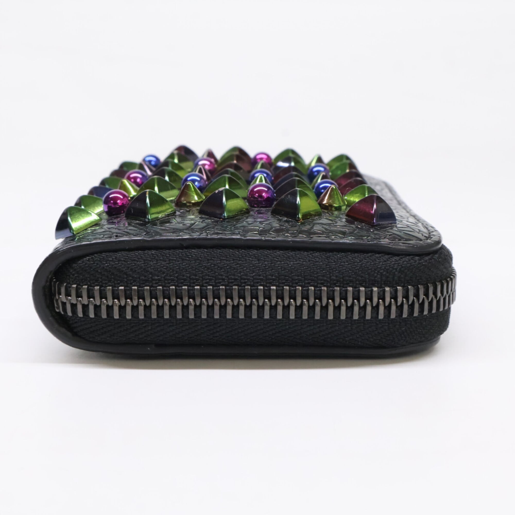 Christian Louboutin Black Multi-Color Coin Purse/Coin Case (Pre-Owned)
