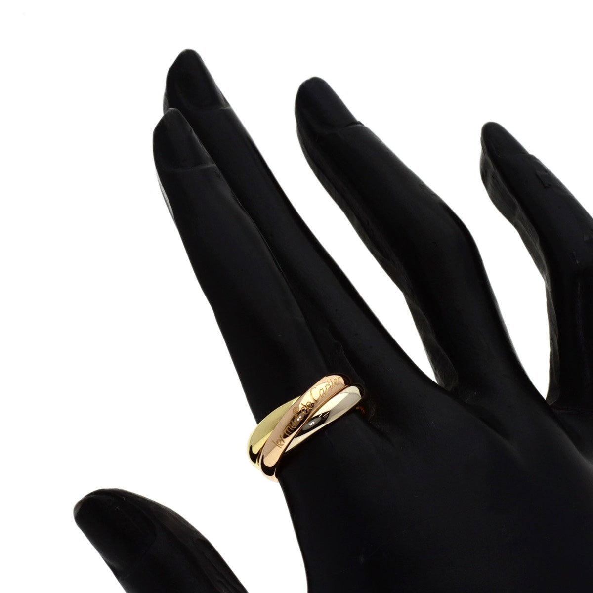 Cartier Trinity Yellow Gold (18K) Pink Gold (18K) White Gold (18K) Band Ring (Pre-Owned)