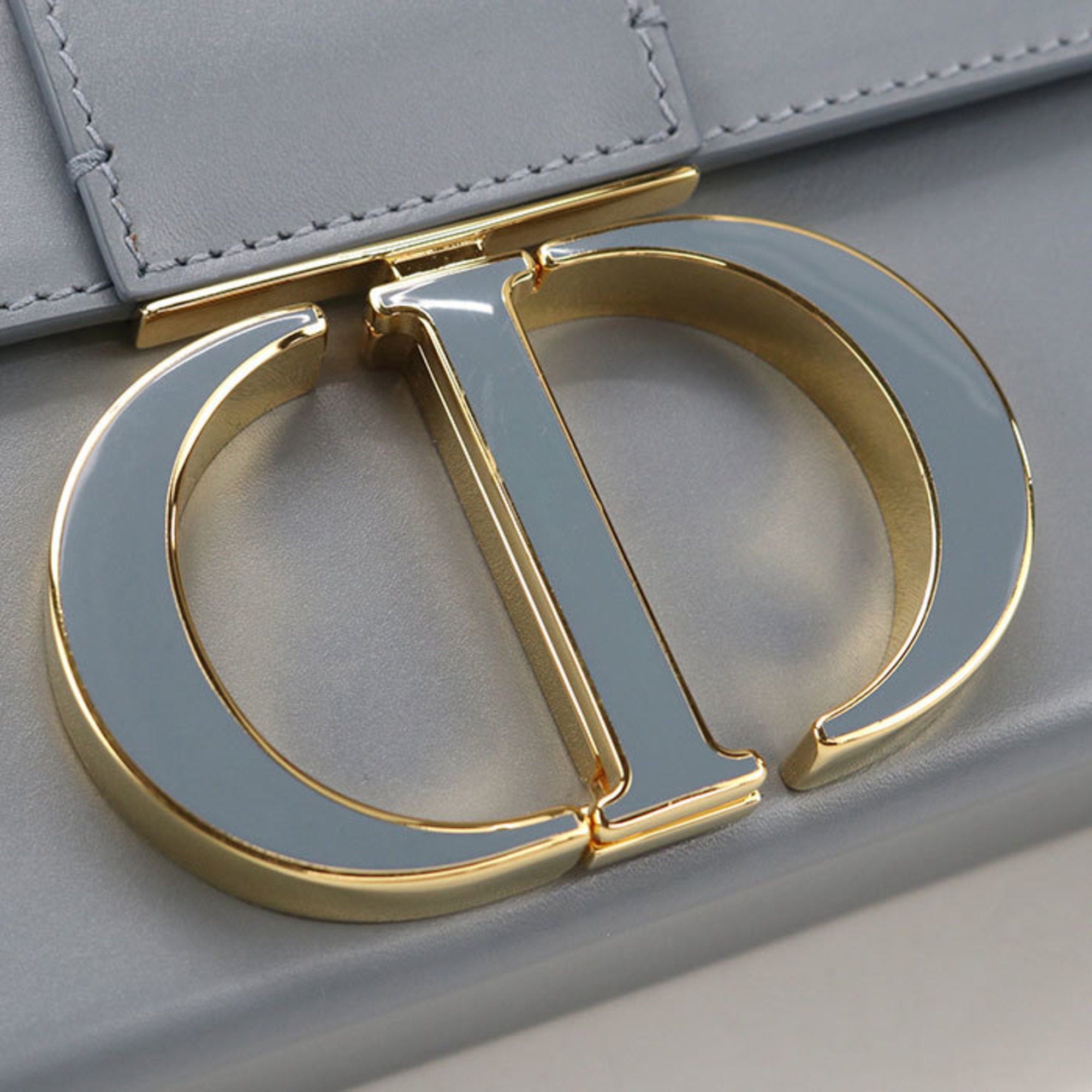 Christian Dior Blue Leather Shoulder Bag (Pre-Owned)