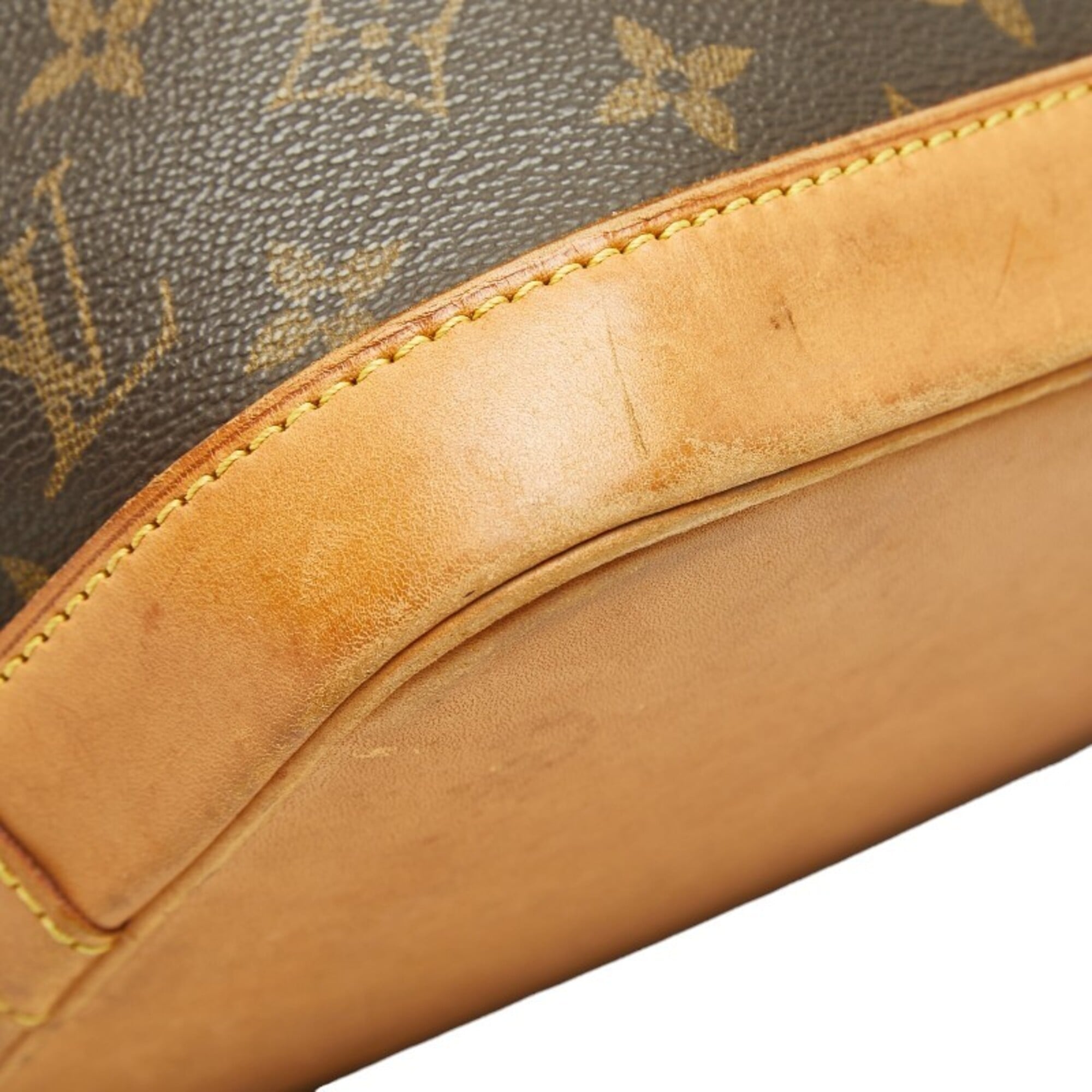 Louis Vuitton Brown Pvc Leather Handbag (Pre-Owned)
