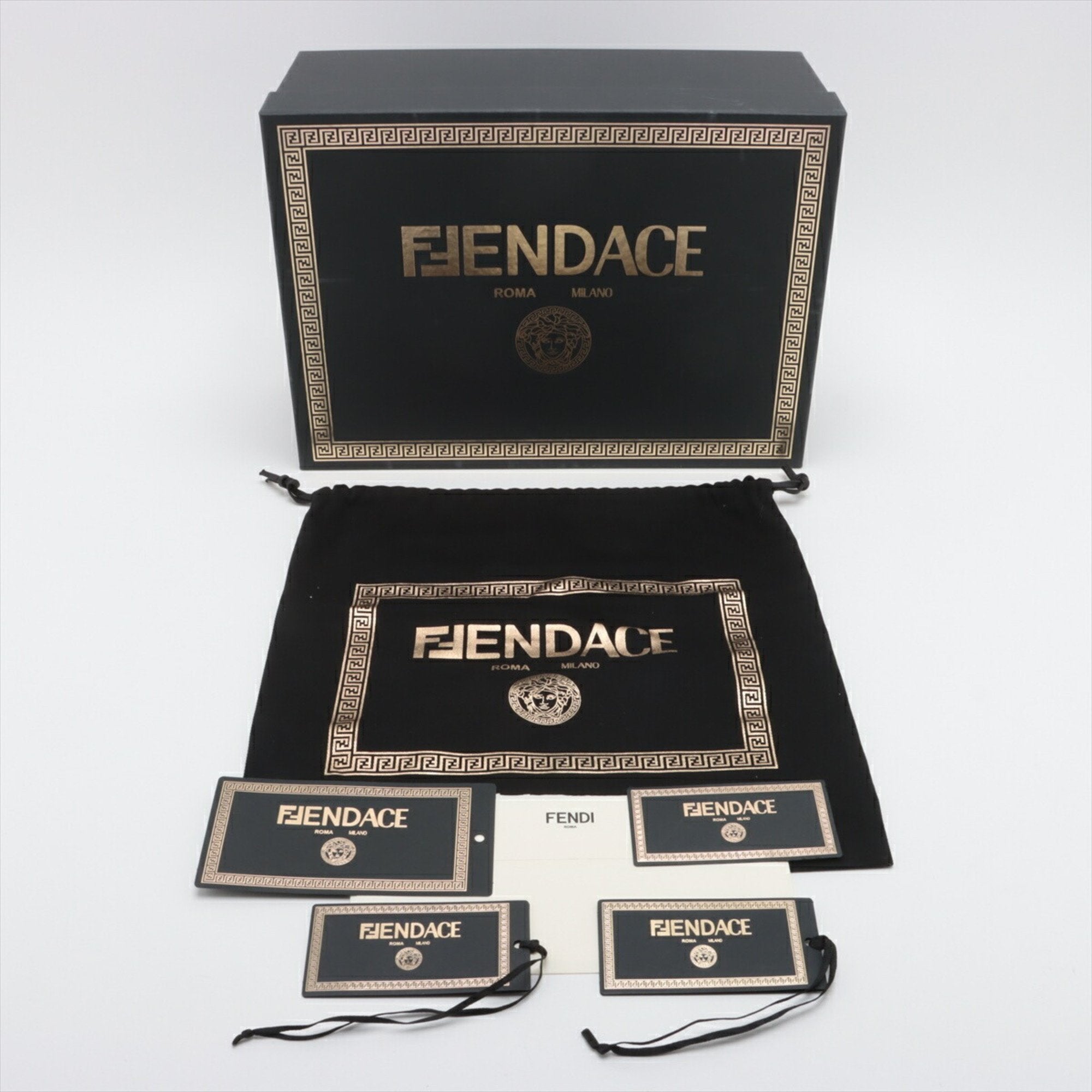 Fendi Black Yellow Shoulder Bag (Pre-Owned)