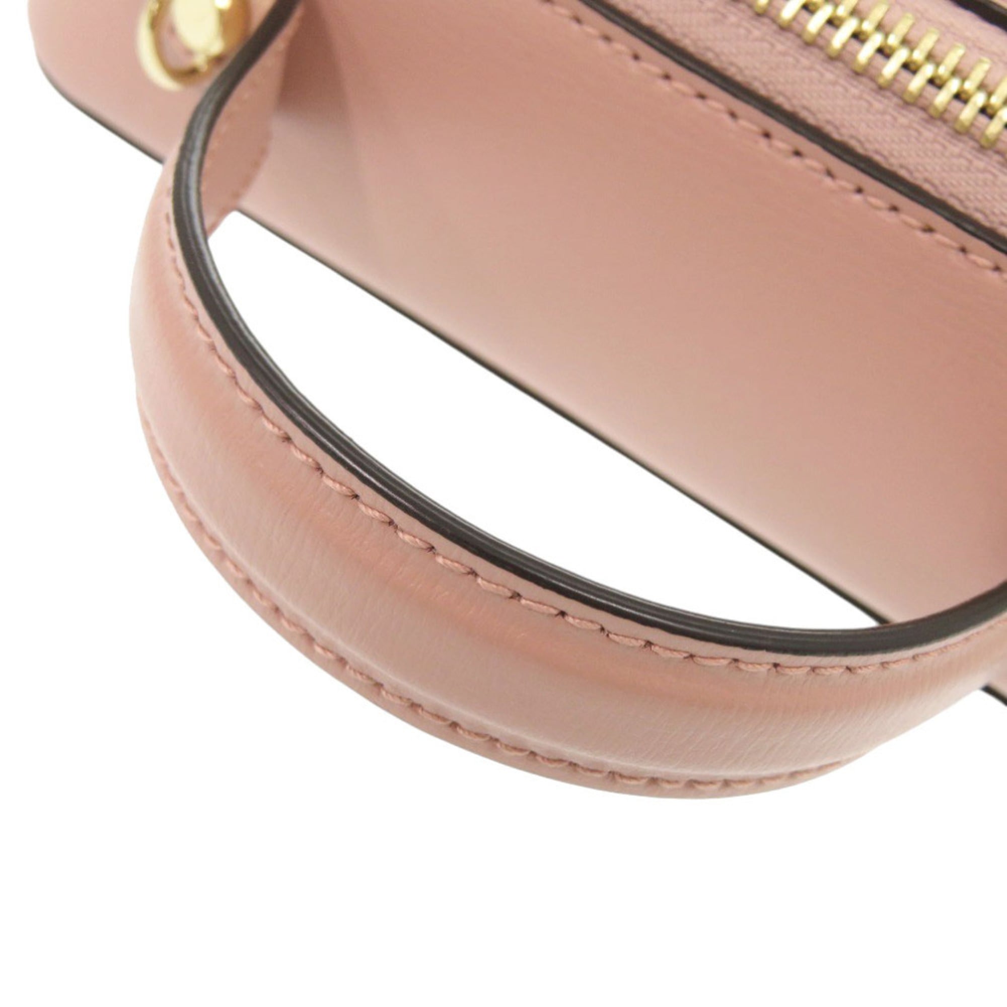 Salvatore Ferragamo Pink Leather Shoulder Bag (Pre-Owned)