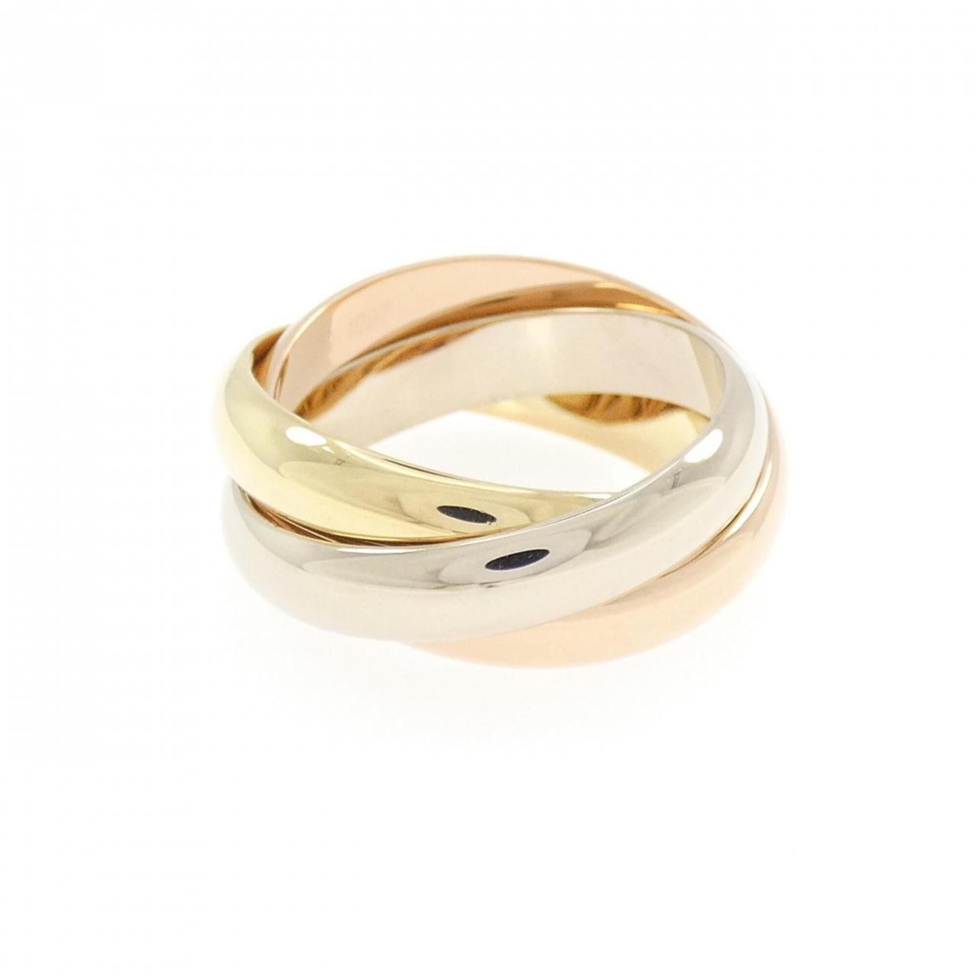 Cartier Pink Gold White Gold Yellow Gold Yellow Gold (18K) Pink Gold (18K) White Gold (18K) Band Ring (Pre-Owned)