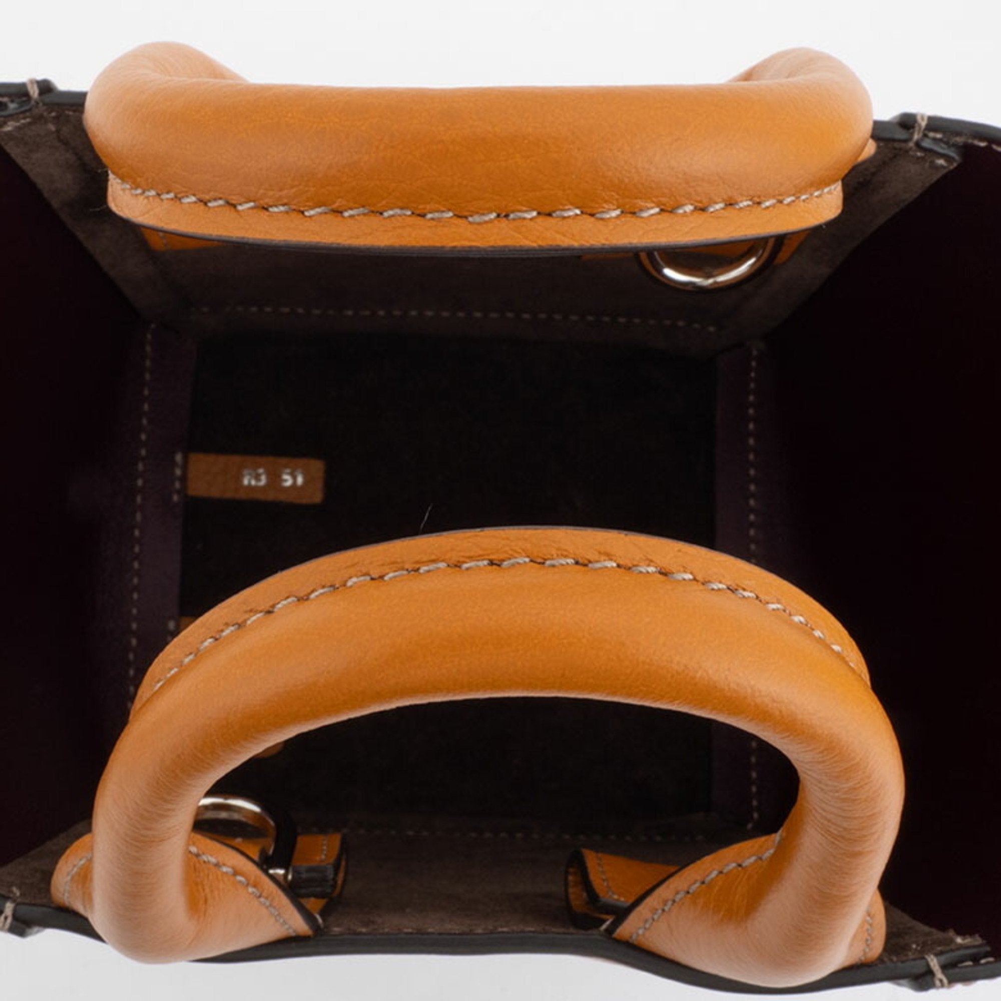 Tod's Orange Leather Tote Bag (Pre-Owned)