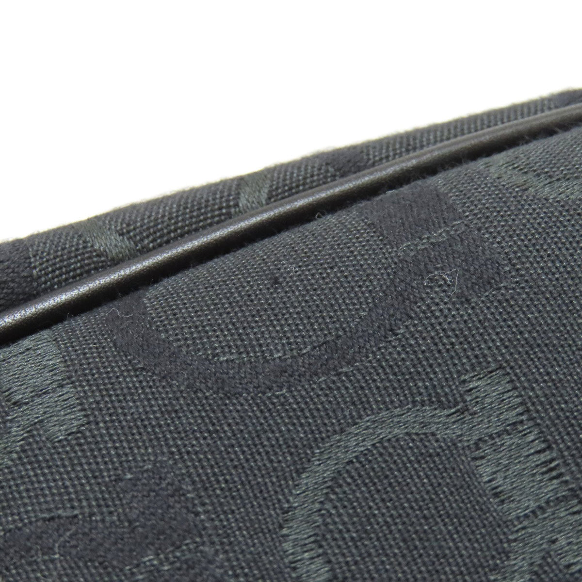 Salvatore Ferragamo Black Canvas Boston Bag (Pre-Owned)