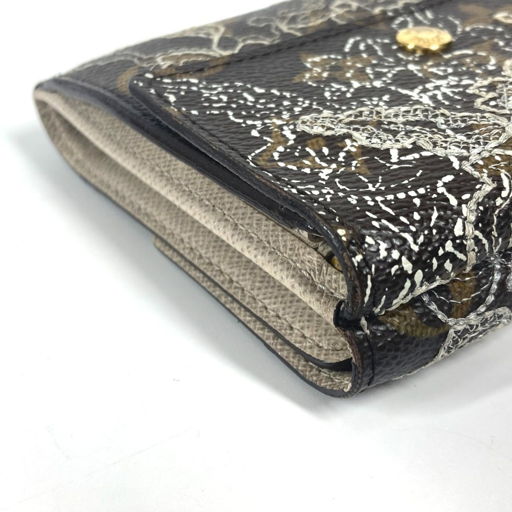 Louis Vuitton Brown Monogram Wallet (Tri-Fold) (Pre-Owned)