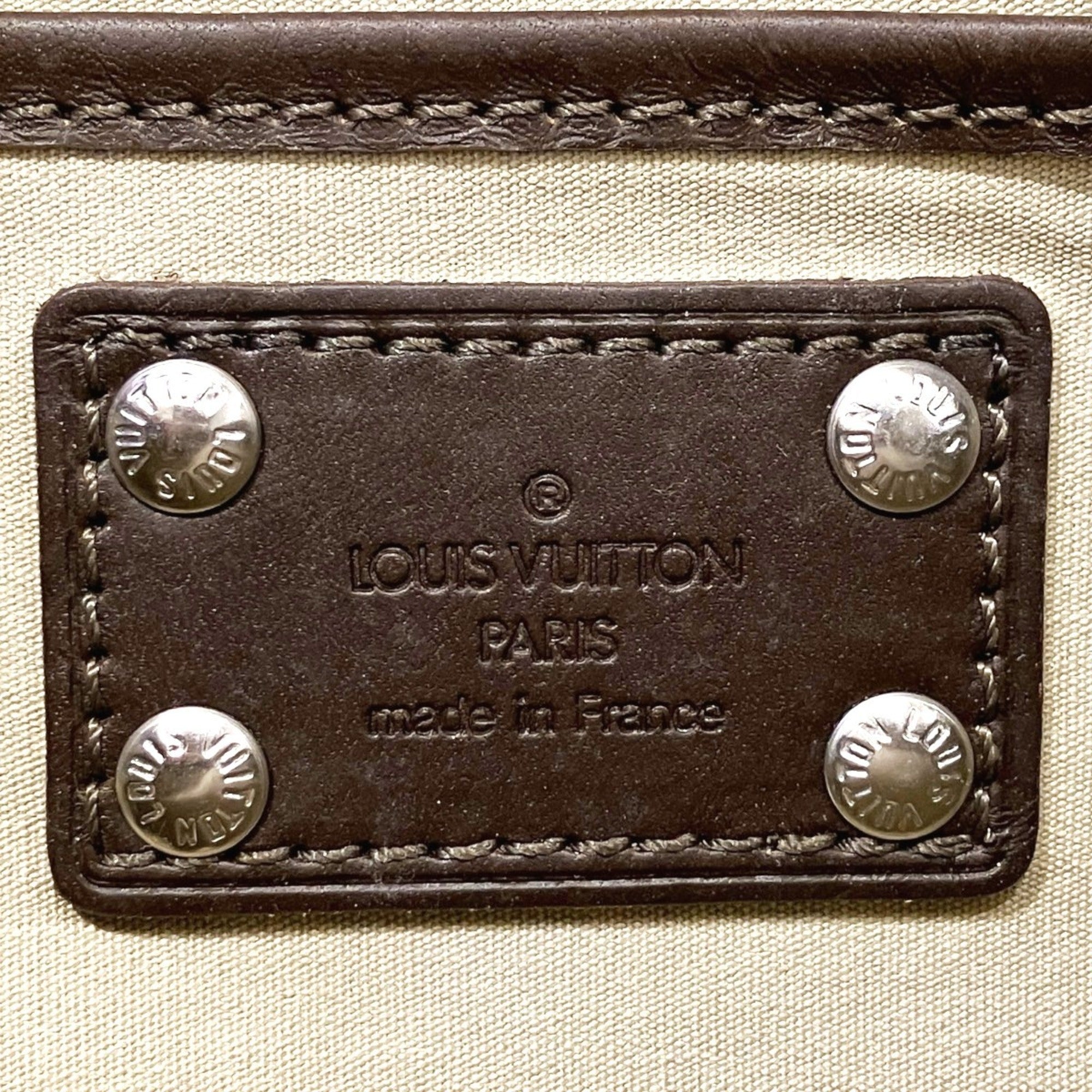 Louis Vuitton Monogram Mini Multi-Color Cotton Leather Handbag (Pre-Owned)