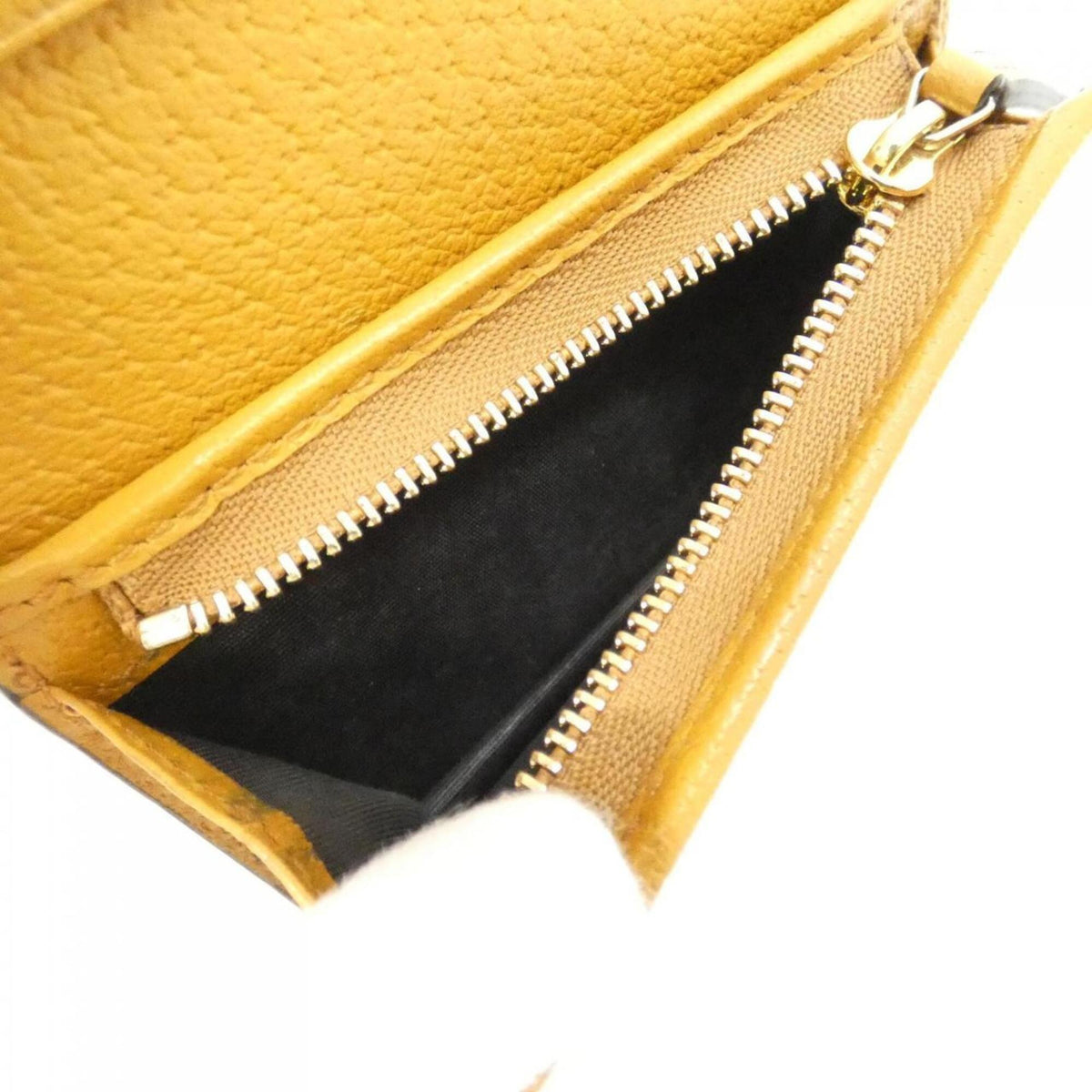 Gucci Beige Mustard Gg Supreme Canvas Leather Wallet (Bi-Fold) (Pre-Owned)