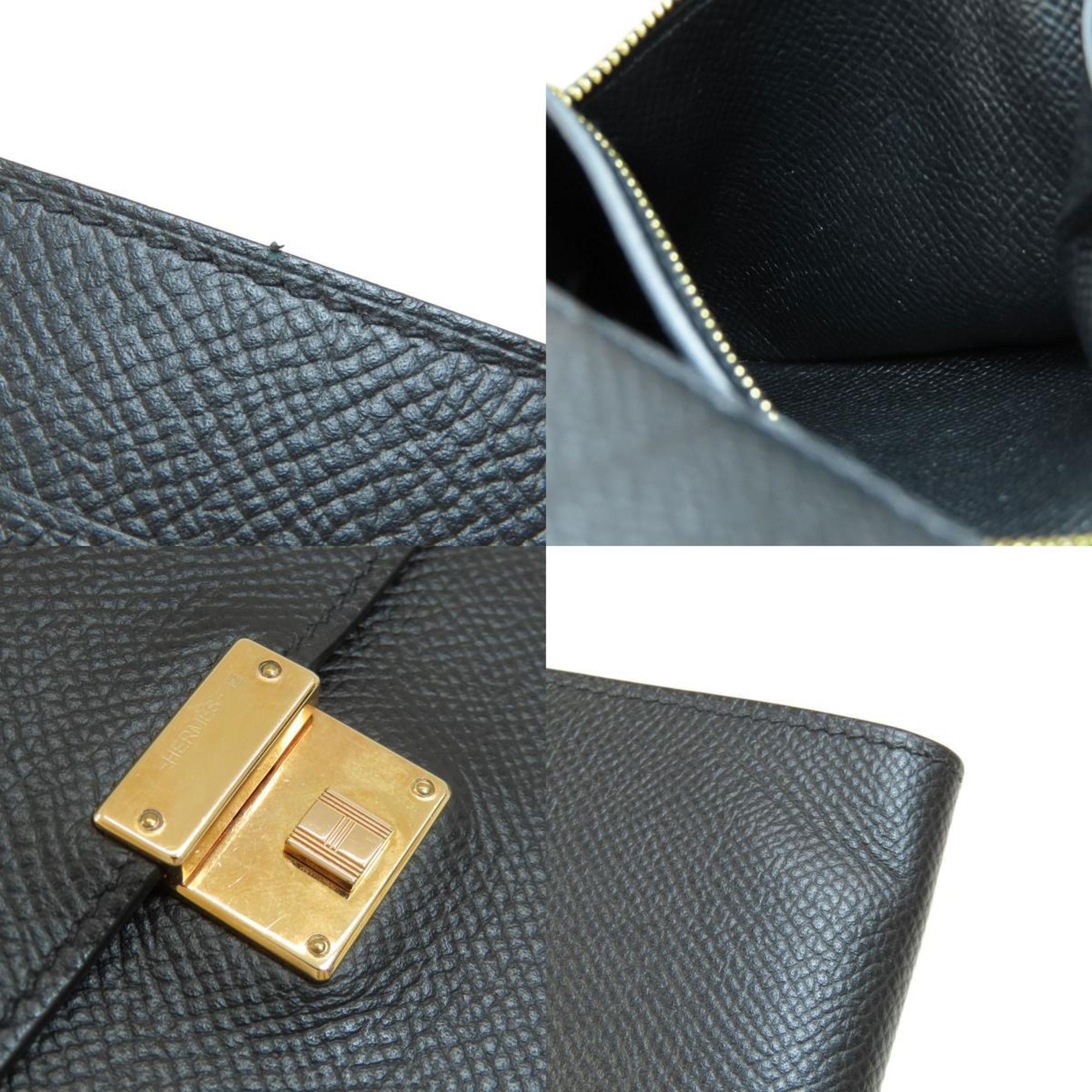 Hermes Black Epsom Leather Wallet (Bi-Fold) (Pre-Owned)