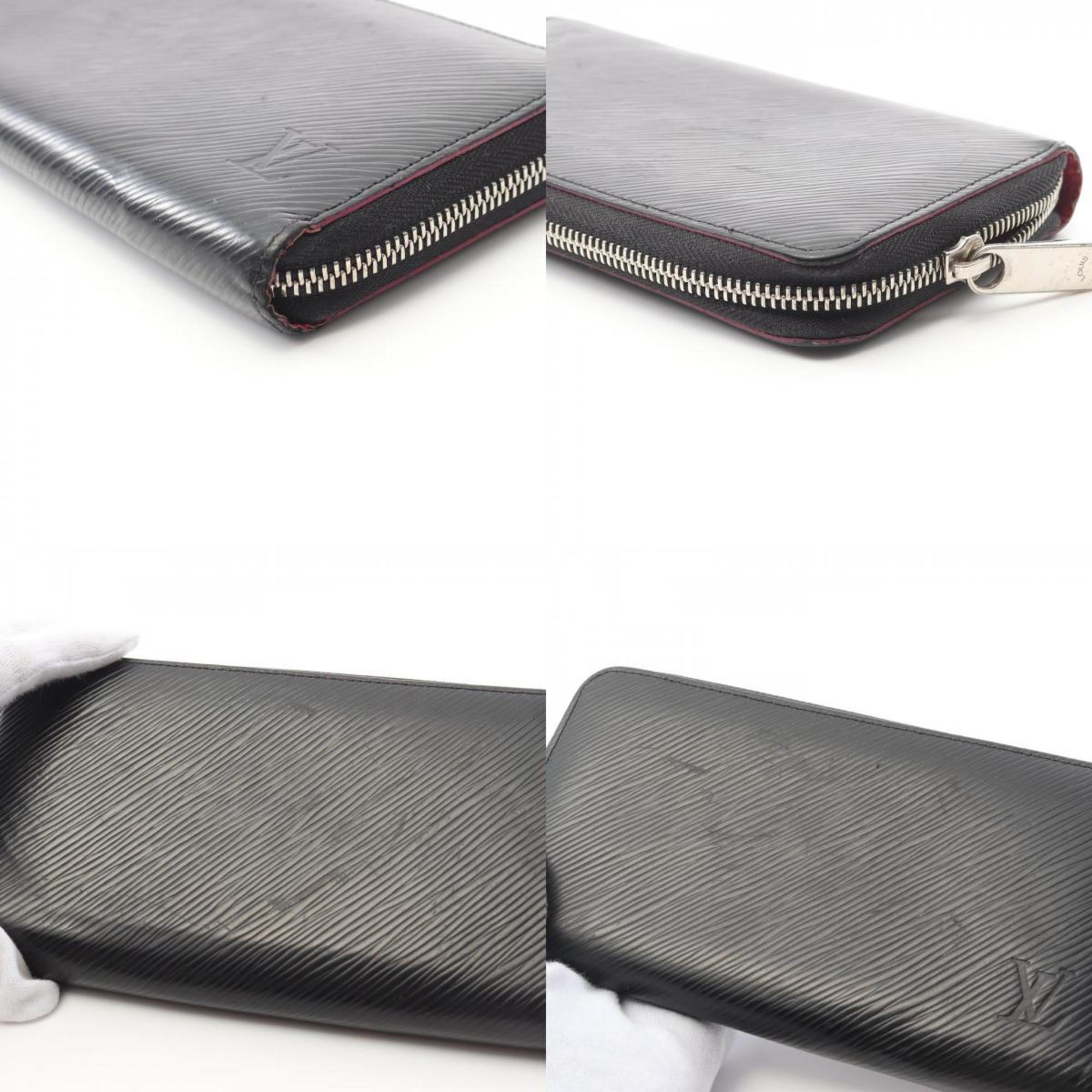 Louis Vuitton Epi Black Pink Epi Leather Long Wallet (Bi-Fold) (Pre-Owned)