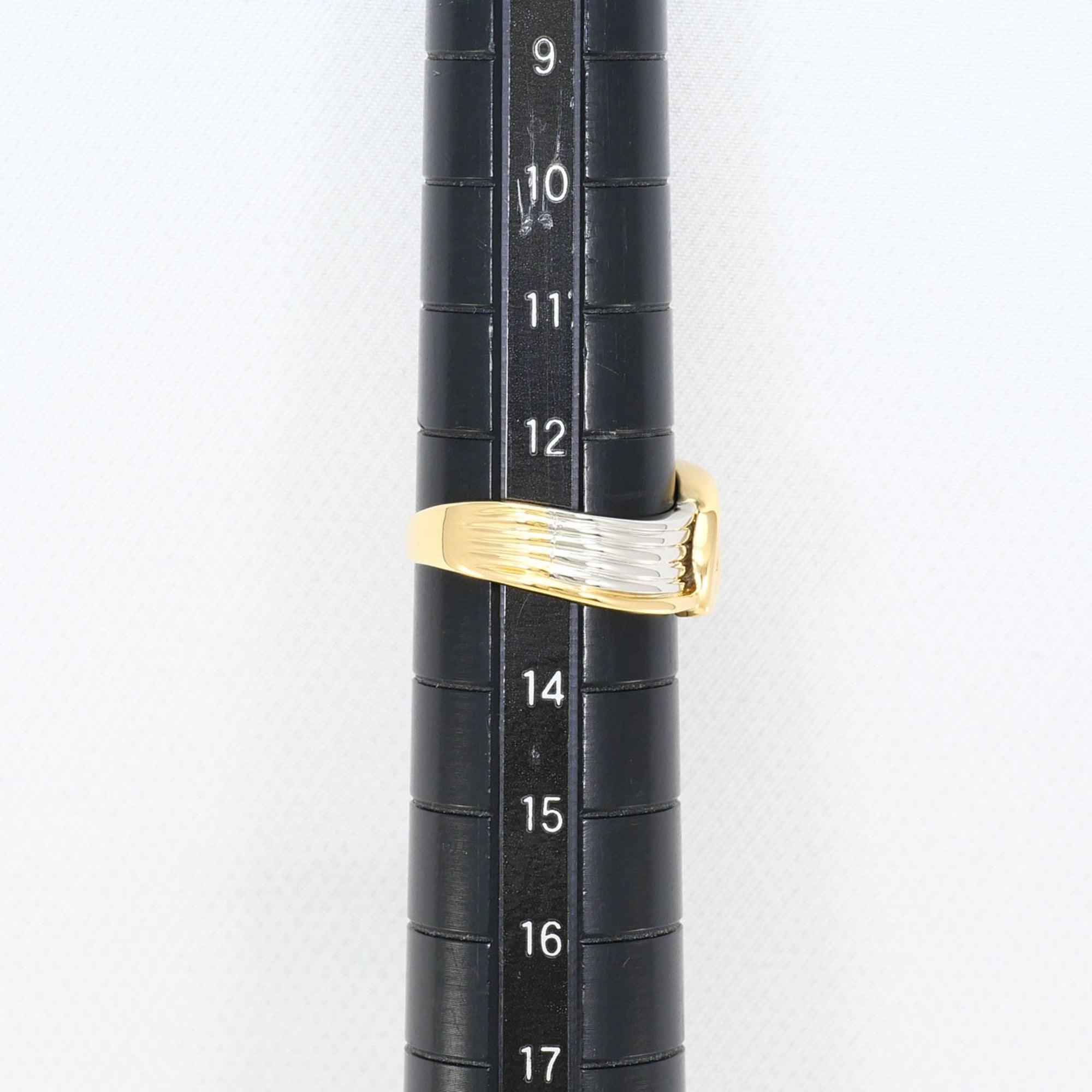 Unbranded Platinum Yellow Gold Yellow Gold (18K) Platinum 900 Band Ring (Pre-Owned)