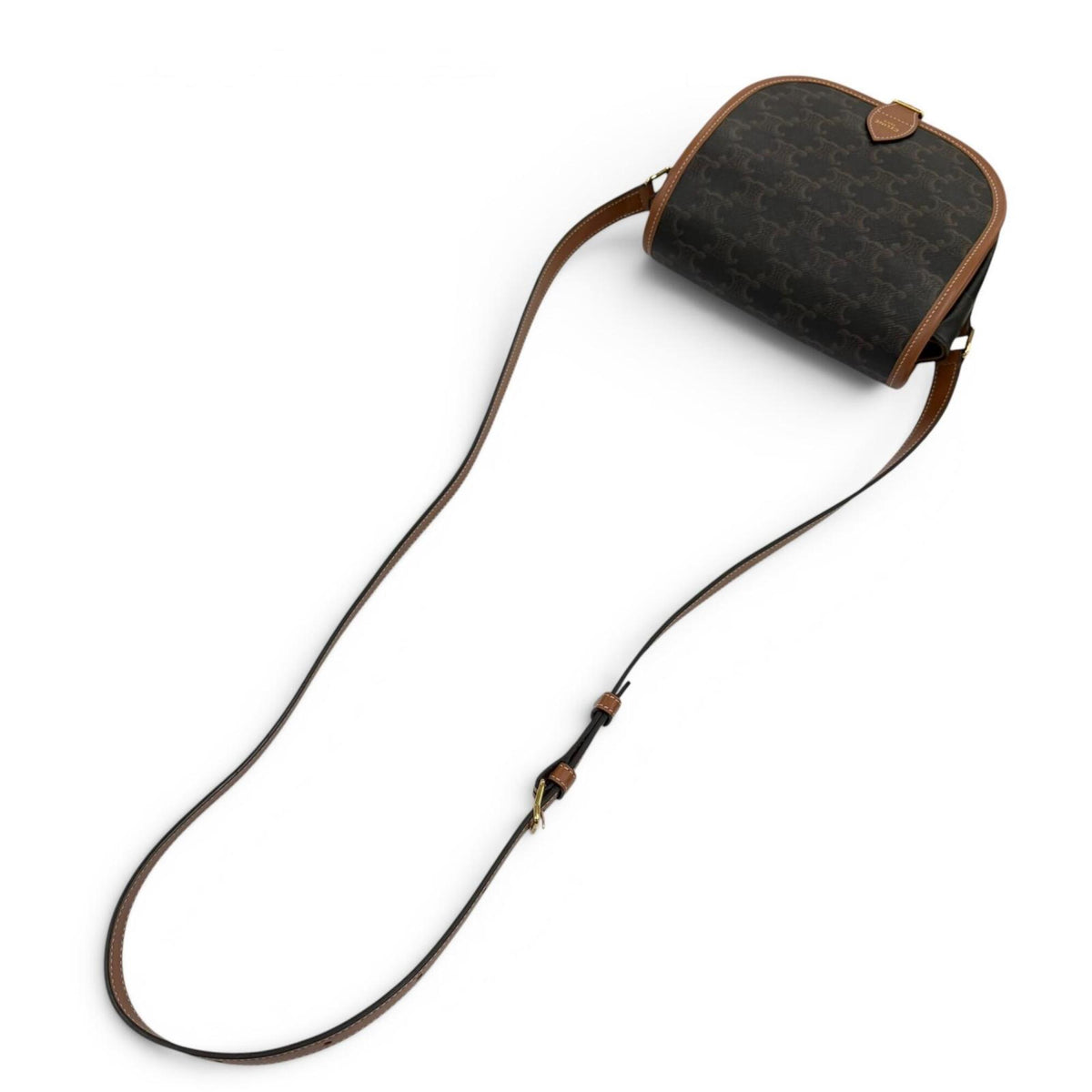 Celine Canvas Shoulder Bag (Pre-Owned)
