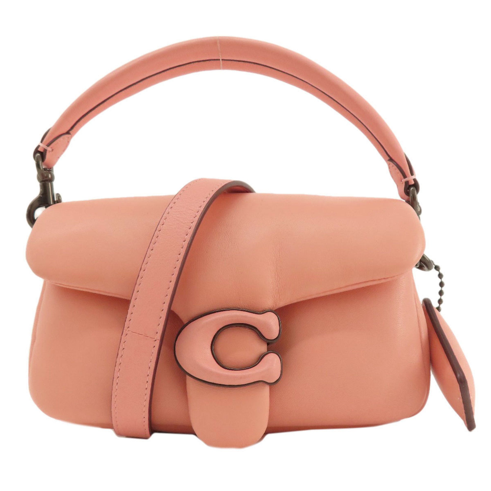 Coach Pink Leather Handbag (Pre-Owned)