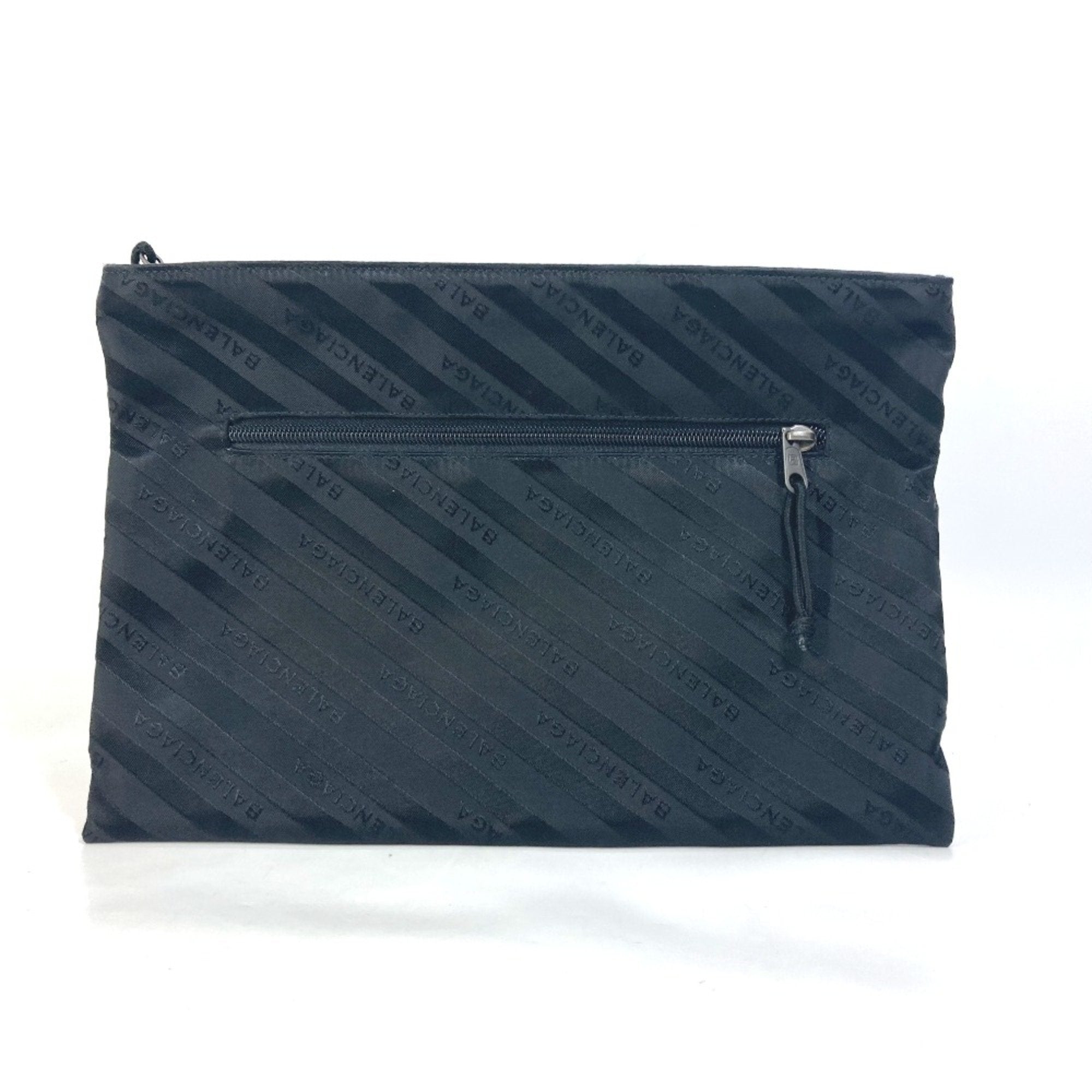 Balenciaga Black Cloth Clutch Bag (Pre-Owned)