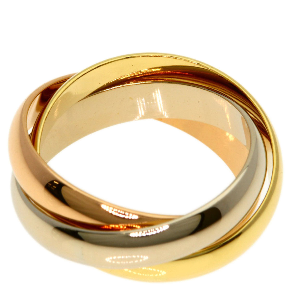 Cartier Trinity Yellow Gold (18K) Pink Gold (18K) White Gold (18K) Band Ring (Pre-Owned)