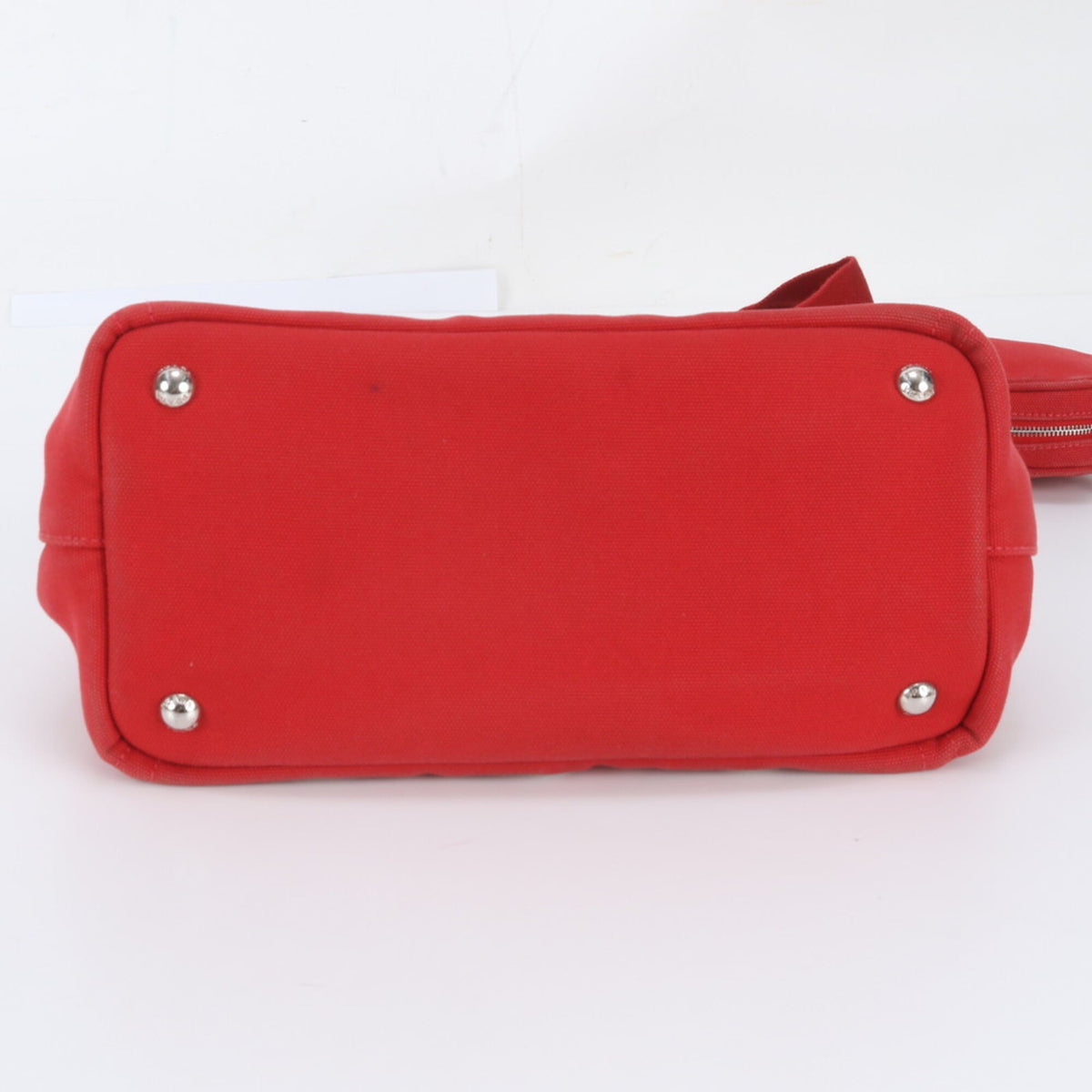 Prada Red Color Shoulder Bag Tote Bag (Pre-Owned)