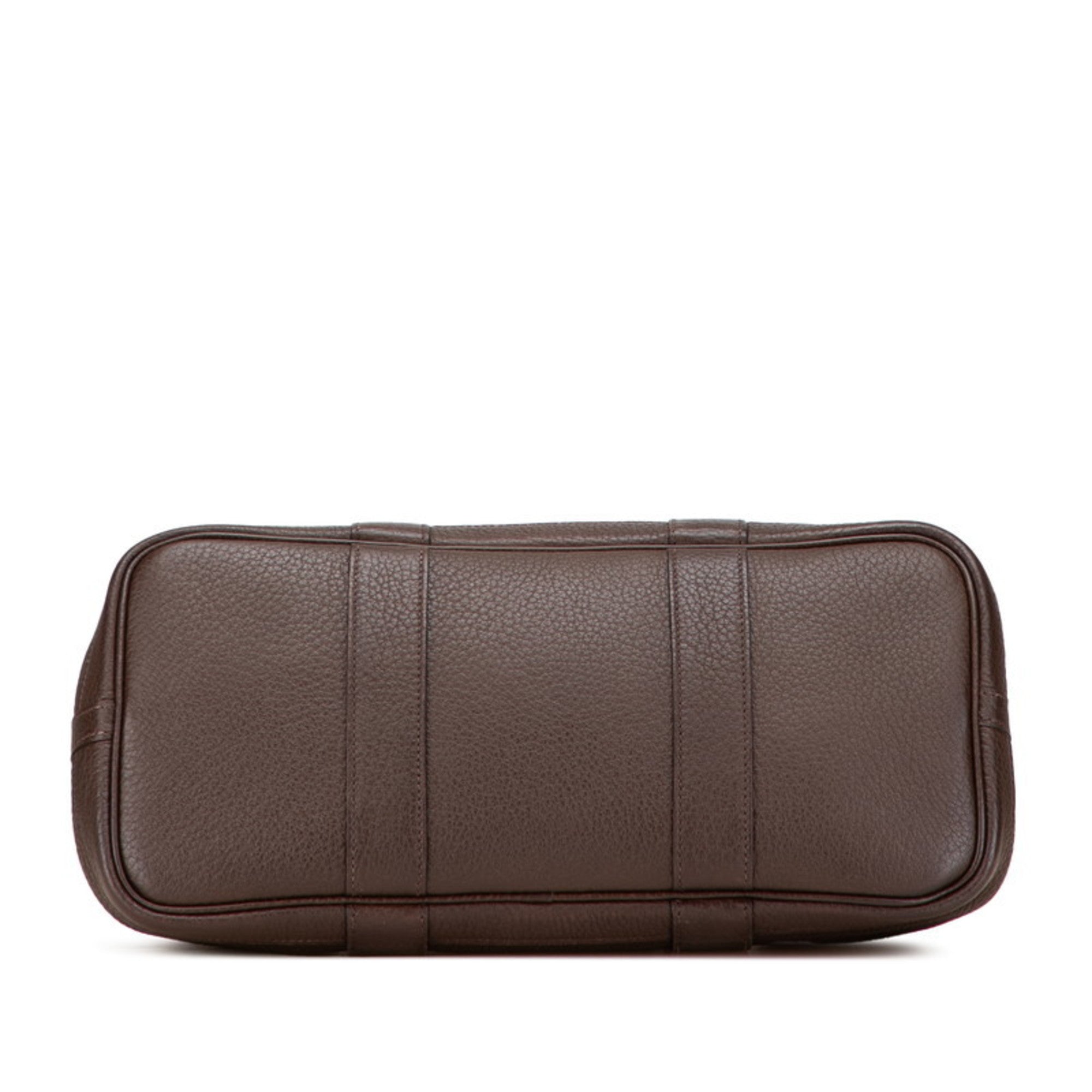 Hermes Garden Chocolat Negonda Leather Handbag (Pre-Owned)