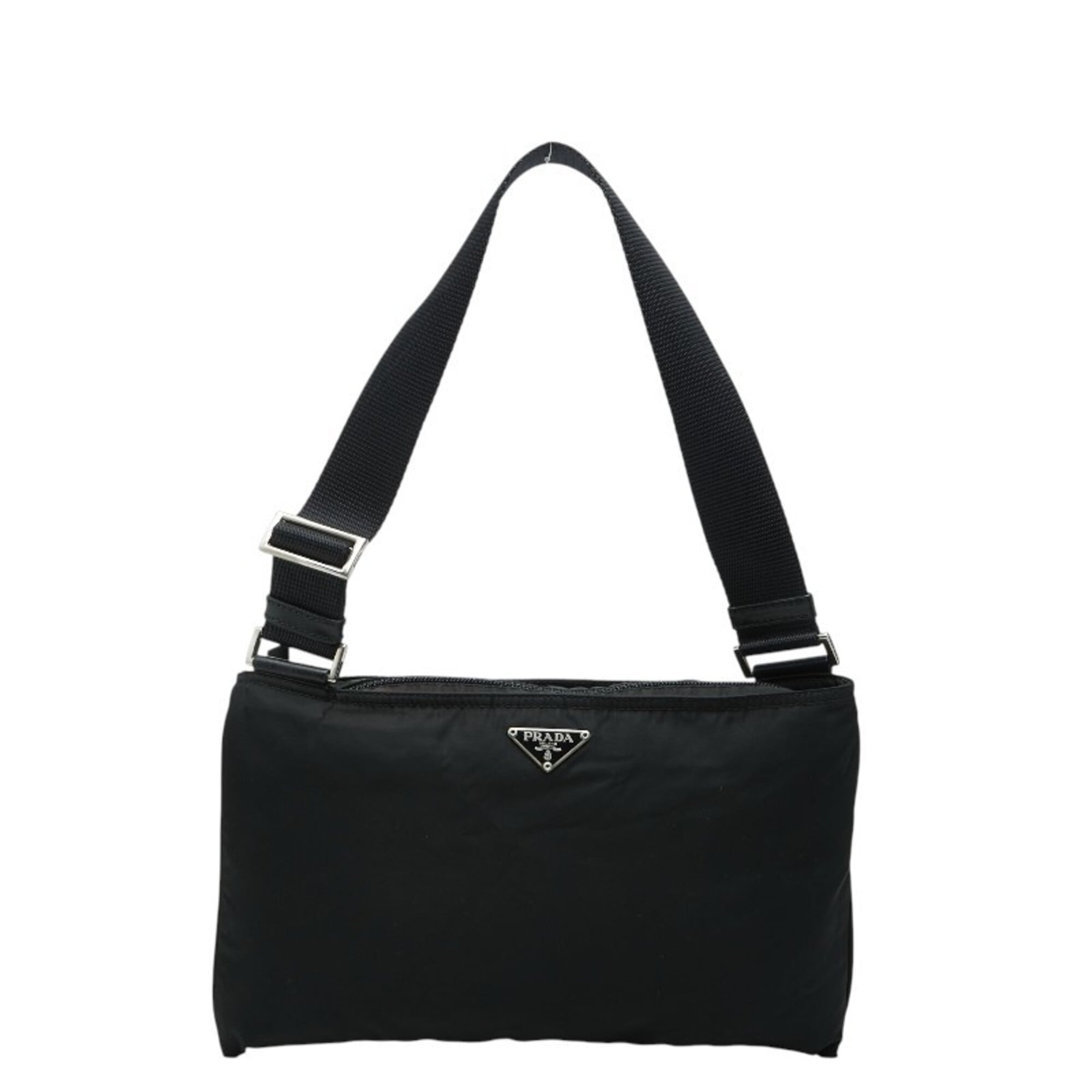 Prada Black Nylon Shoulder Bag (Pre-Owned)