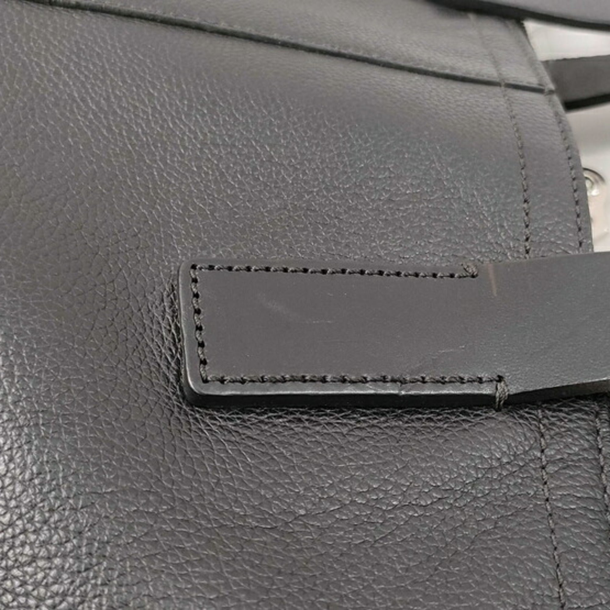 Coach Black Leather Handbag Shoulder Bag (Pre-Owned)