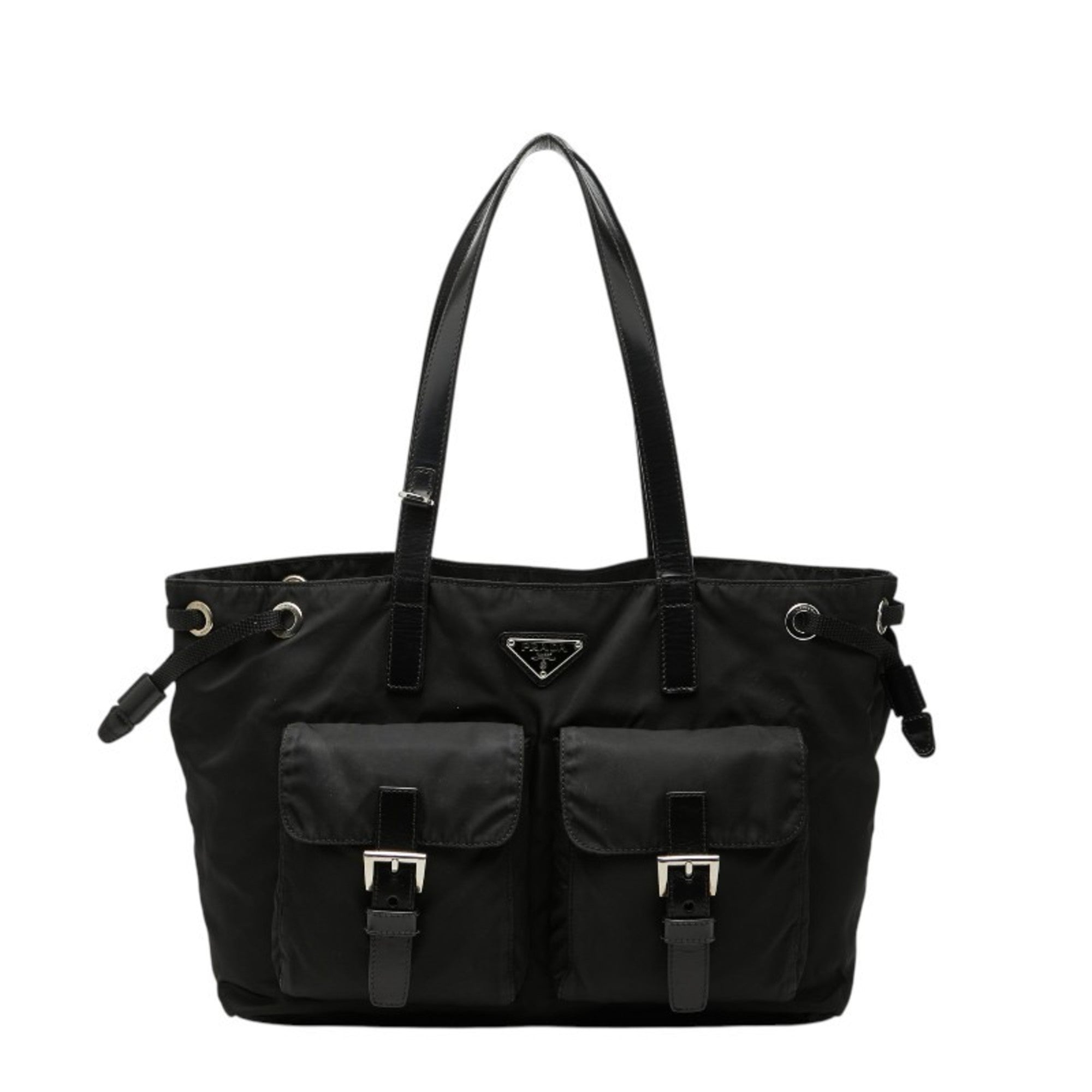 Prada Black Nylon Handbag (Pre-Owned)