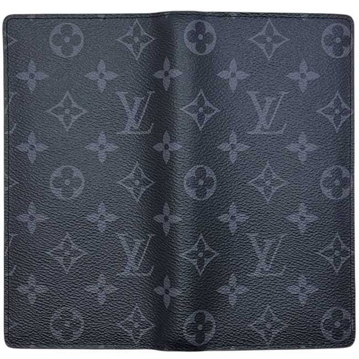 Louis Vuitton Black Monogram Eclipse Monogram Eclipse Long Wallet (Bi-Fold) (Pre-Owned)