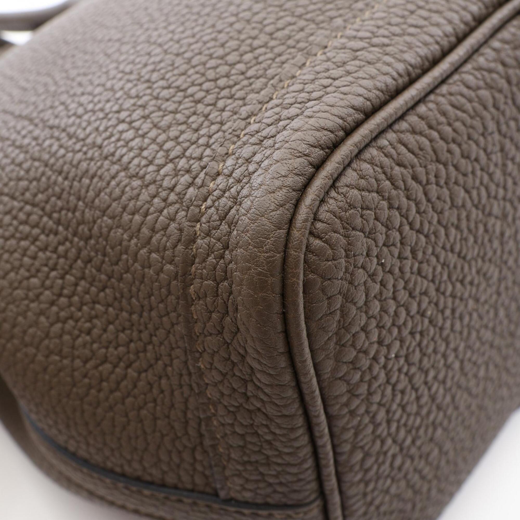 Hermes Gray Negonda Leather Handbag Tote Bag (Pre-Owned)