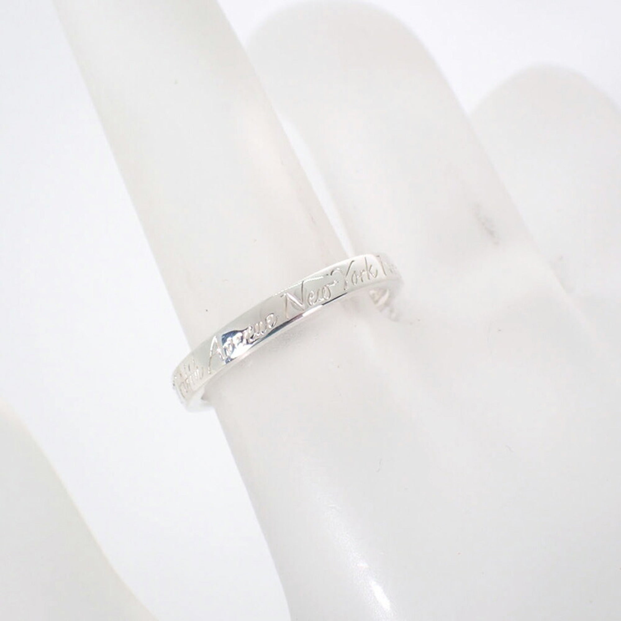Tiffany Sterling Silver 925 Band Ring (Pre-Owned)