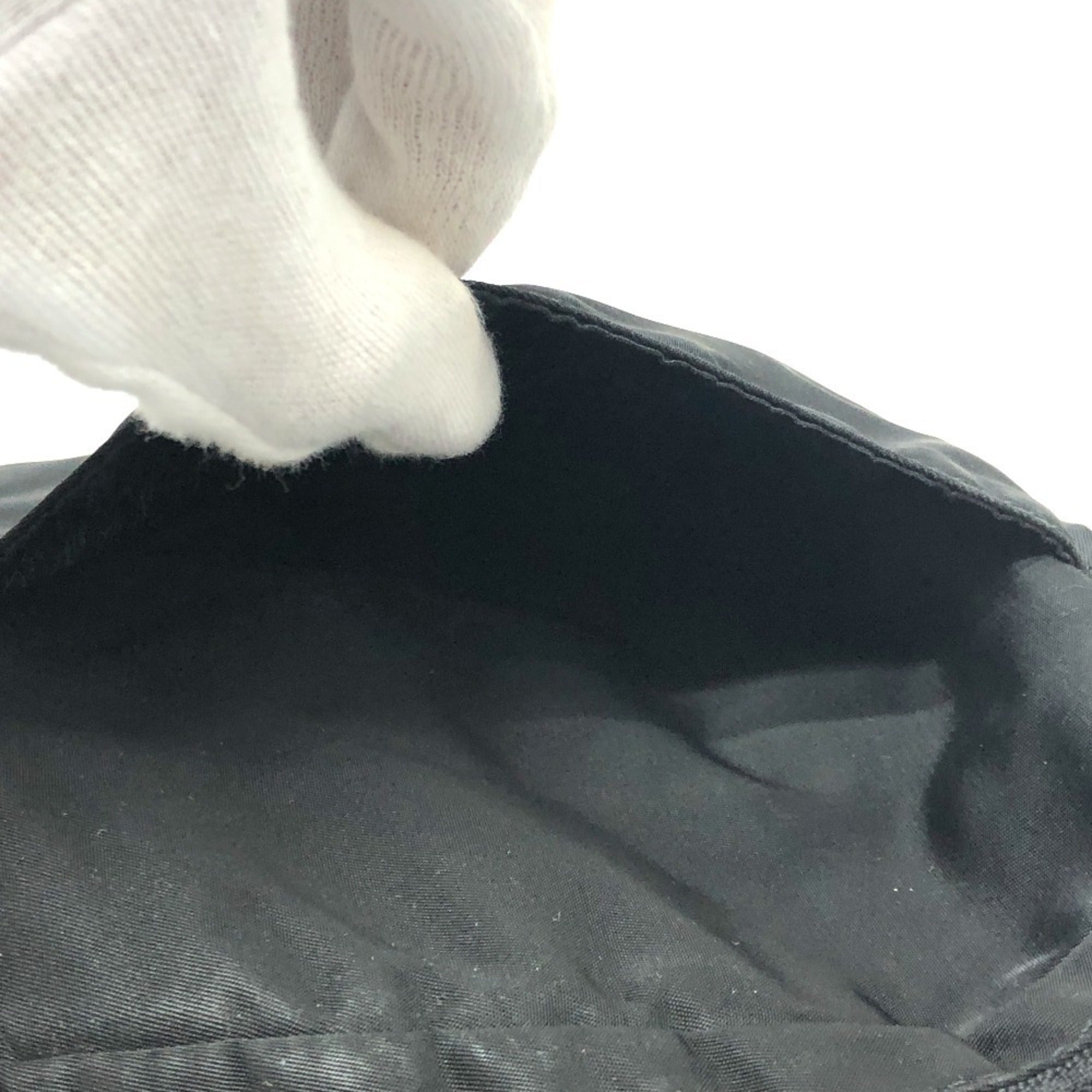 Prada Black Nylon Clutch Bag (Pre-Owned)