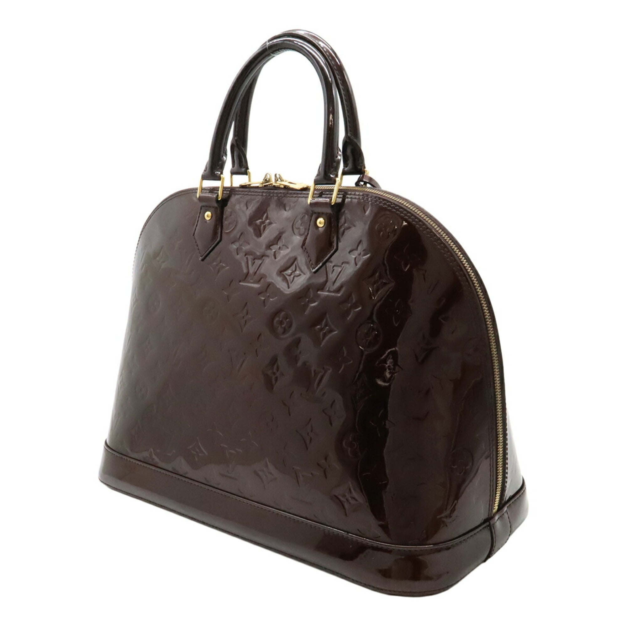 Louis Vuitton Amarante Patent Leather Handbag (Pre-Owned)