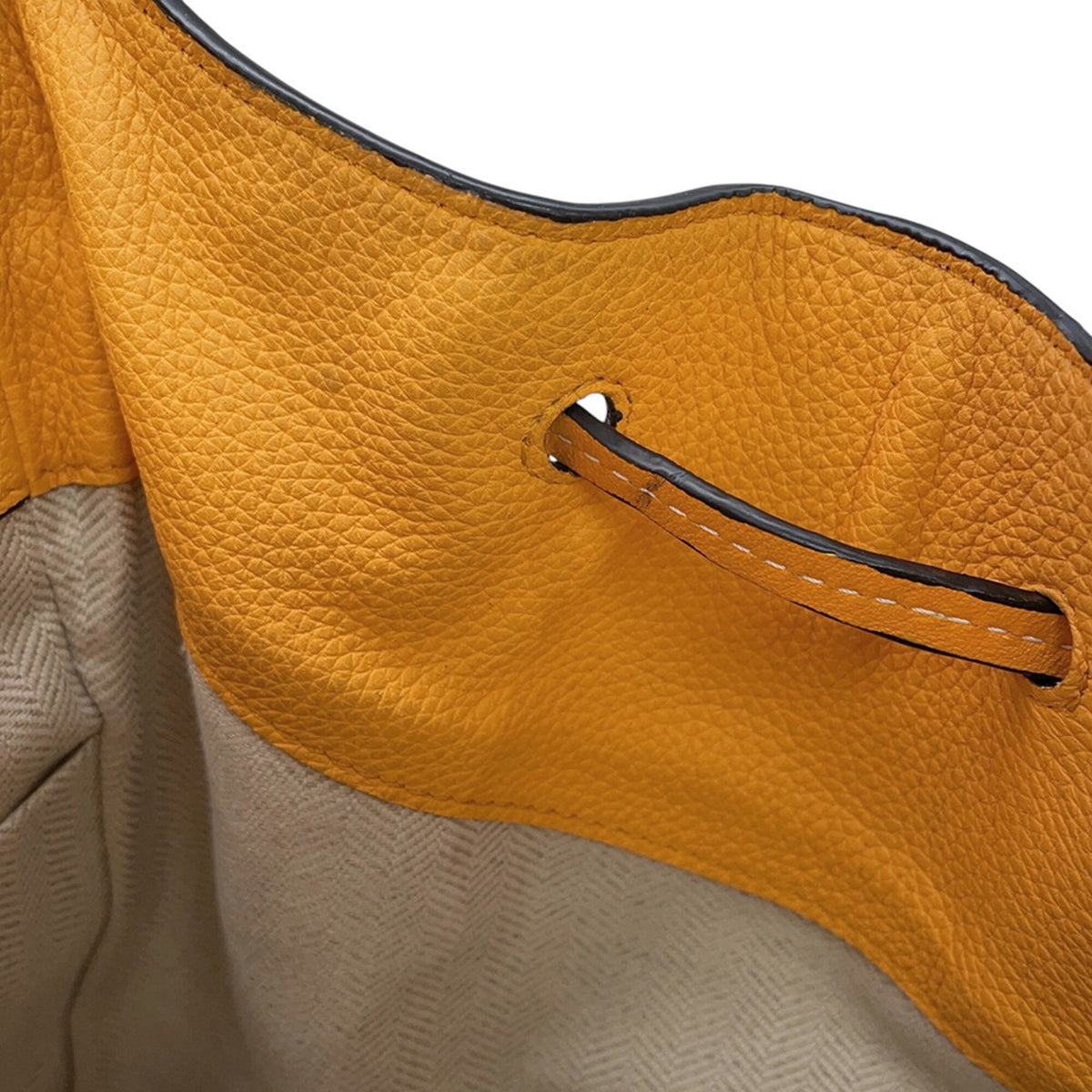 Loewe Orange Leather Handbag (Pre-Owned)