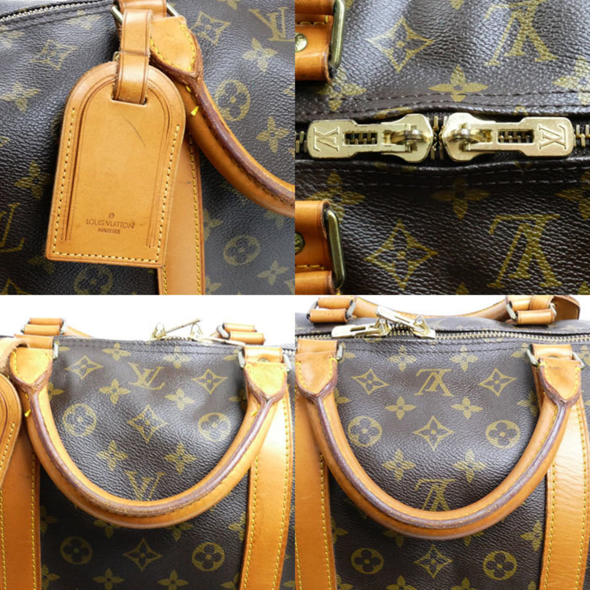 Louis Vuitton Brown Monogram Boston Bag (Pre-Owned)