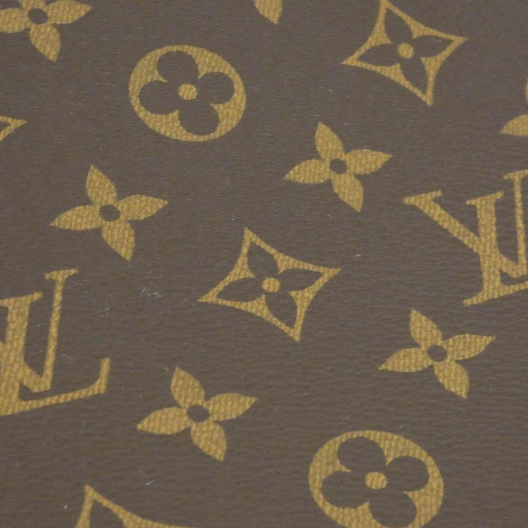 Louis Vuitton Marron Coated Canvas Handbag (Pre-Owned)