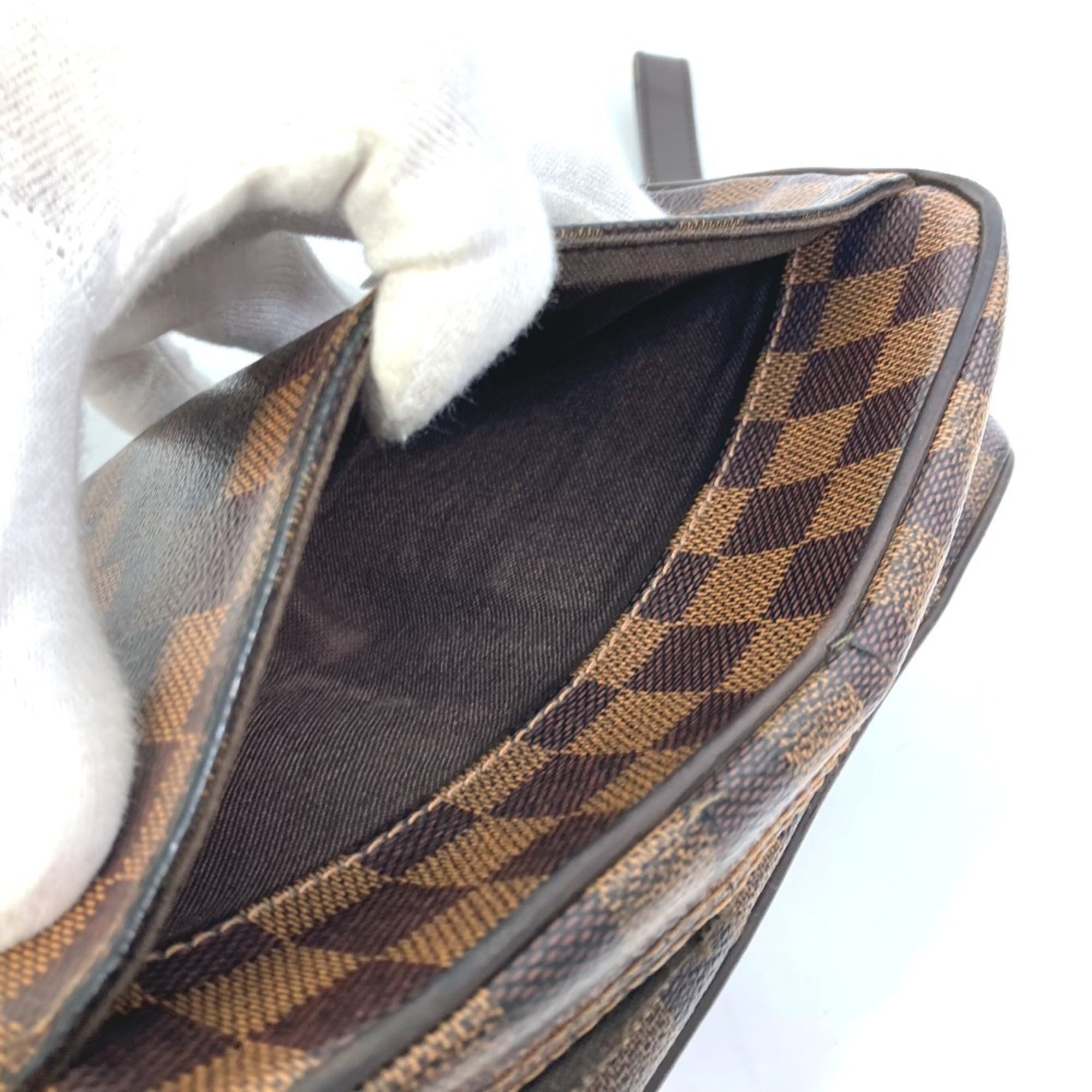 Louis Vuitton Damier Brown Ebene Damier Canvas Pochette (Pre-Owned)