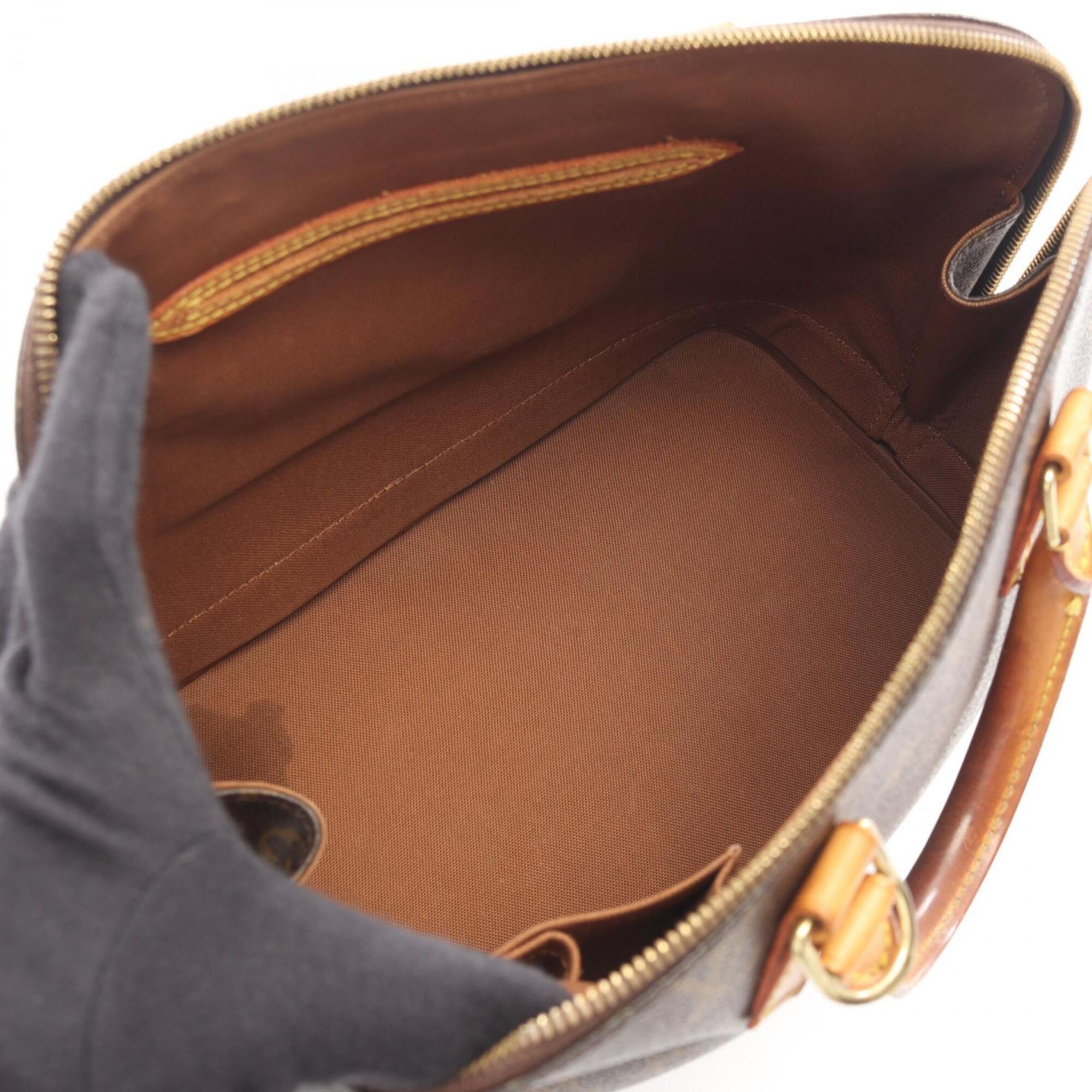 Louis Vuitton Brown Pvc Leather Handbag (Pre-Owned)