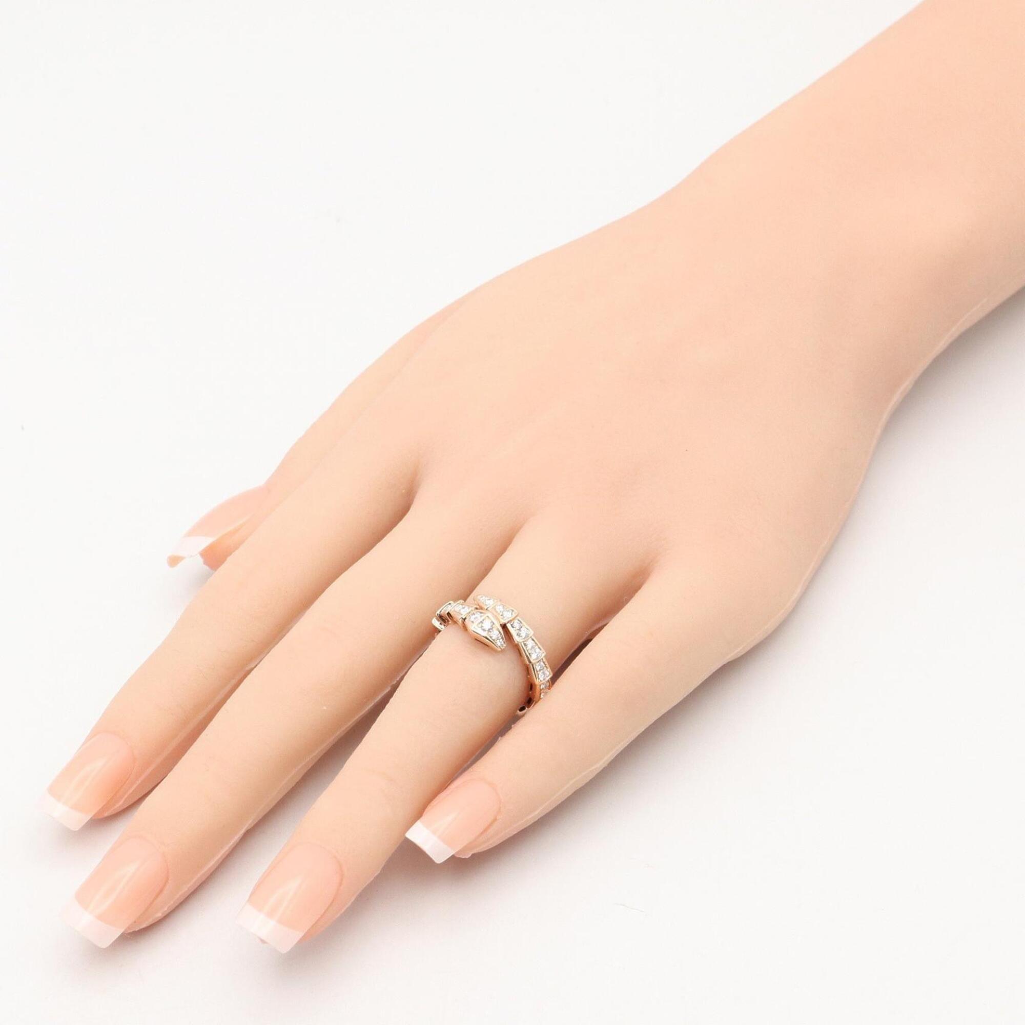 Bvlgari Gold Clear Band Ring (Pre-Owned)