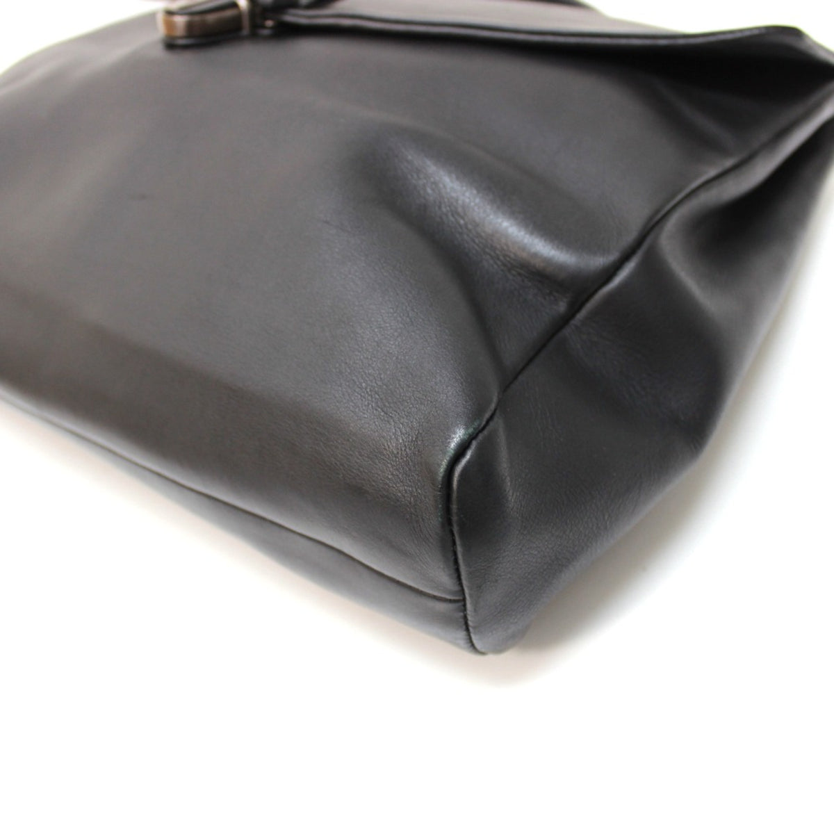 Bottega Veneta Black Leather Briefcase (Pre-Owned)